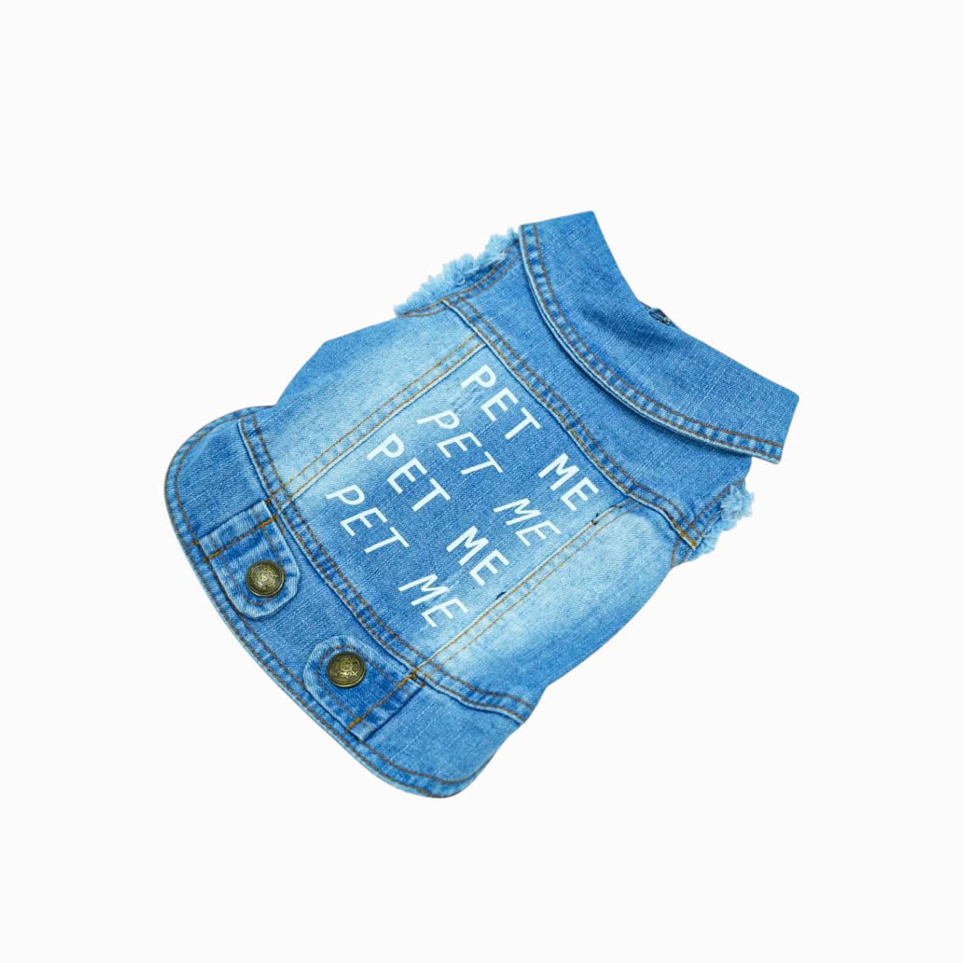 Best Buddies Dog Jeans Jacket - Image 12