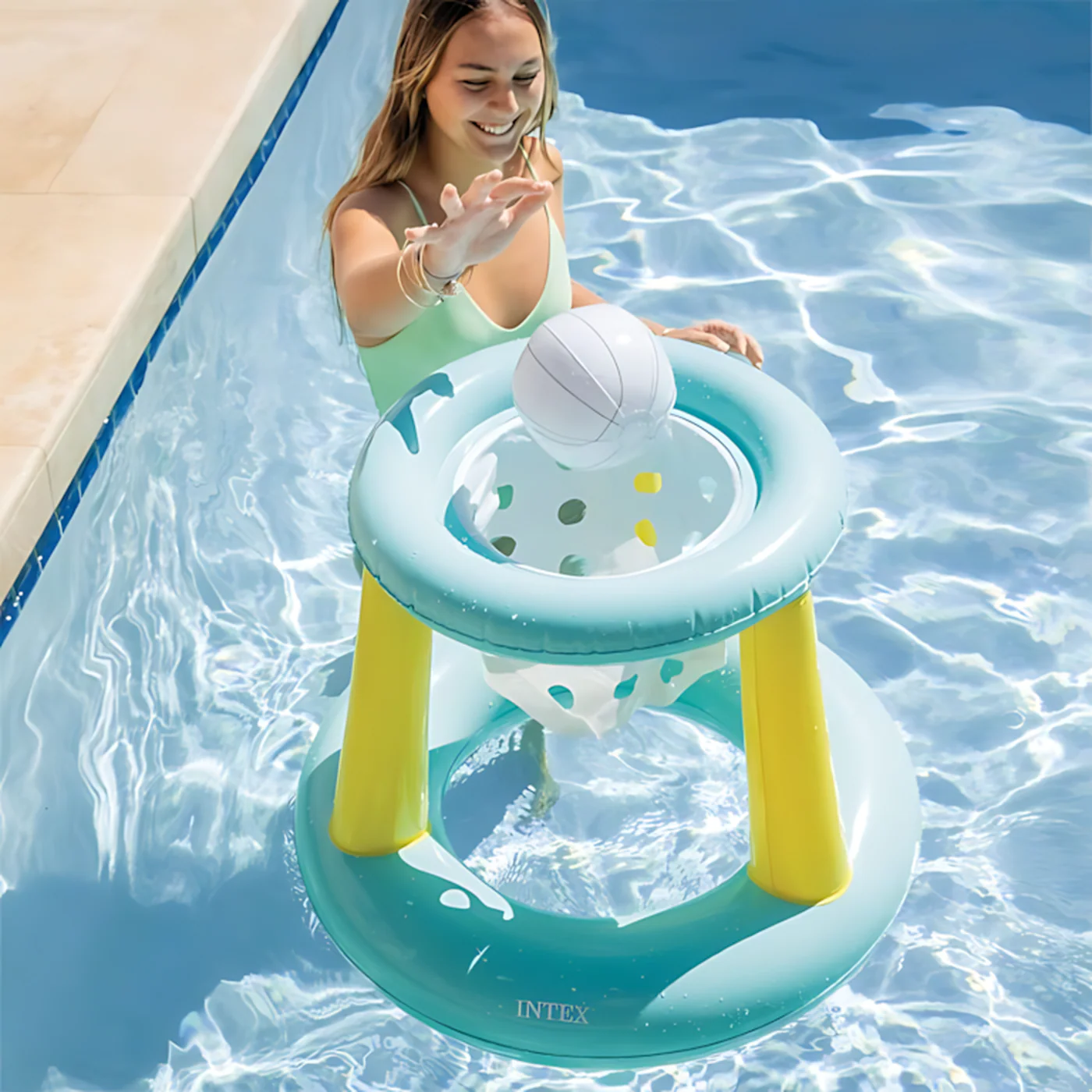 INTEX Mega Floating Hoop, Age 6+ - Image 4