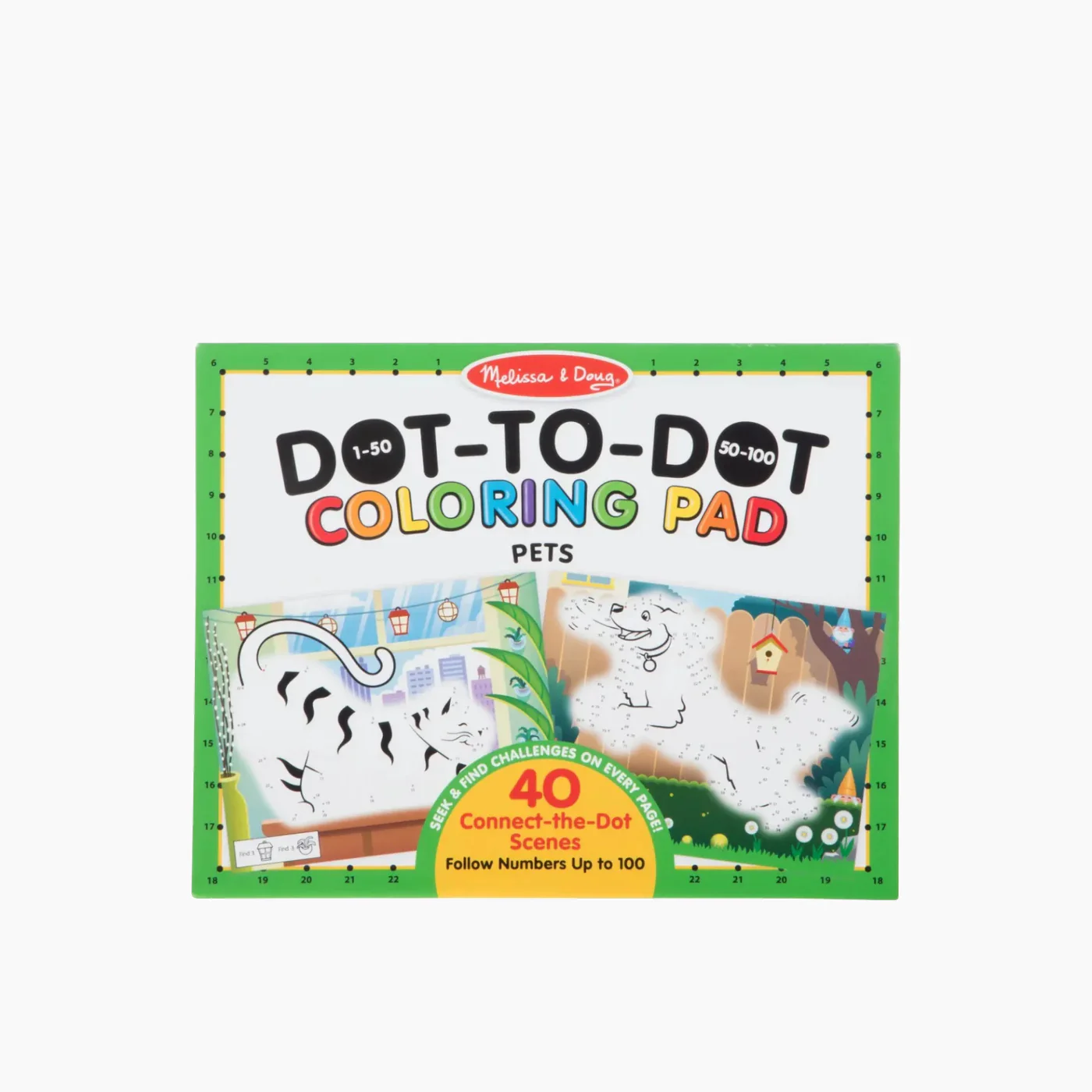 Melissa & Doug 123 Dot-to-Dot Coloring Pad