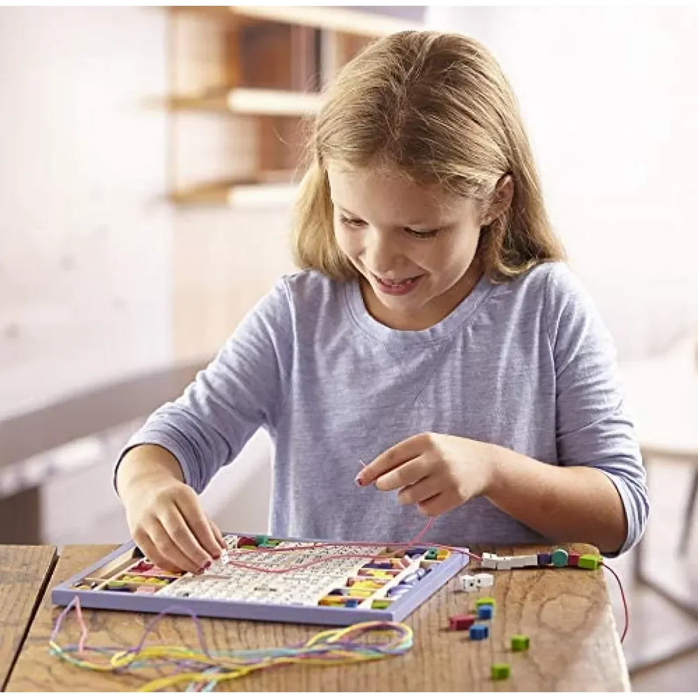 Melissa & Doug Alphabet Beads Wooden Bead Kit - Image 8