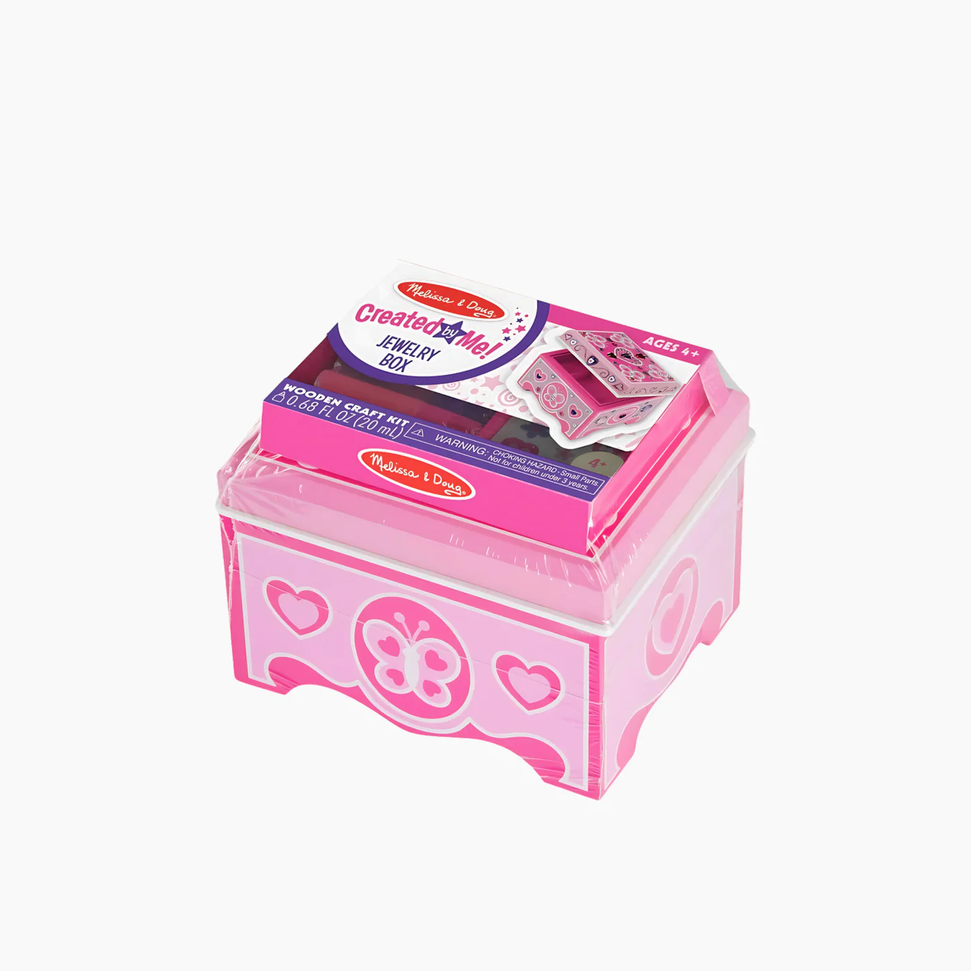 Melissa & Doug Created by Me! Jewelry Box Wooden Craft Kit - Image 18