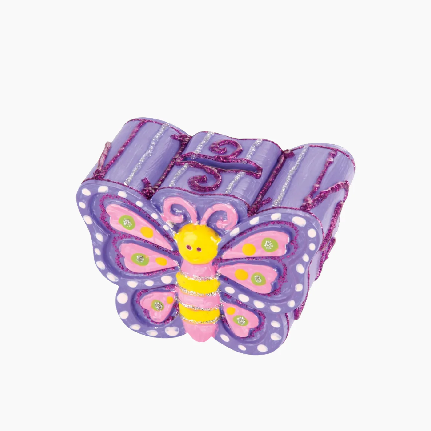 Melissa & Doug Created by Me! Jewelry Box Wooden Craft Kit - Image 7