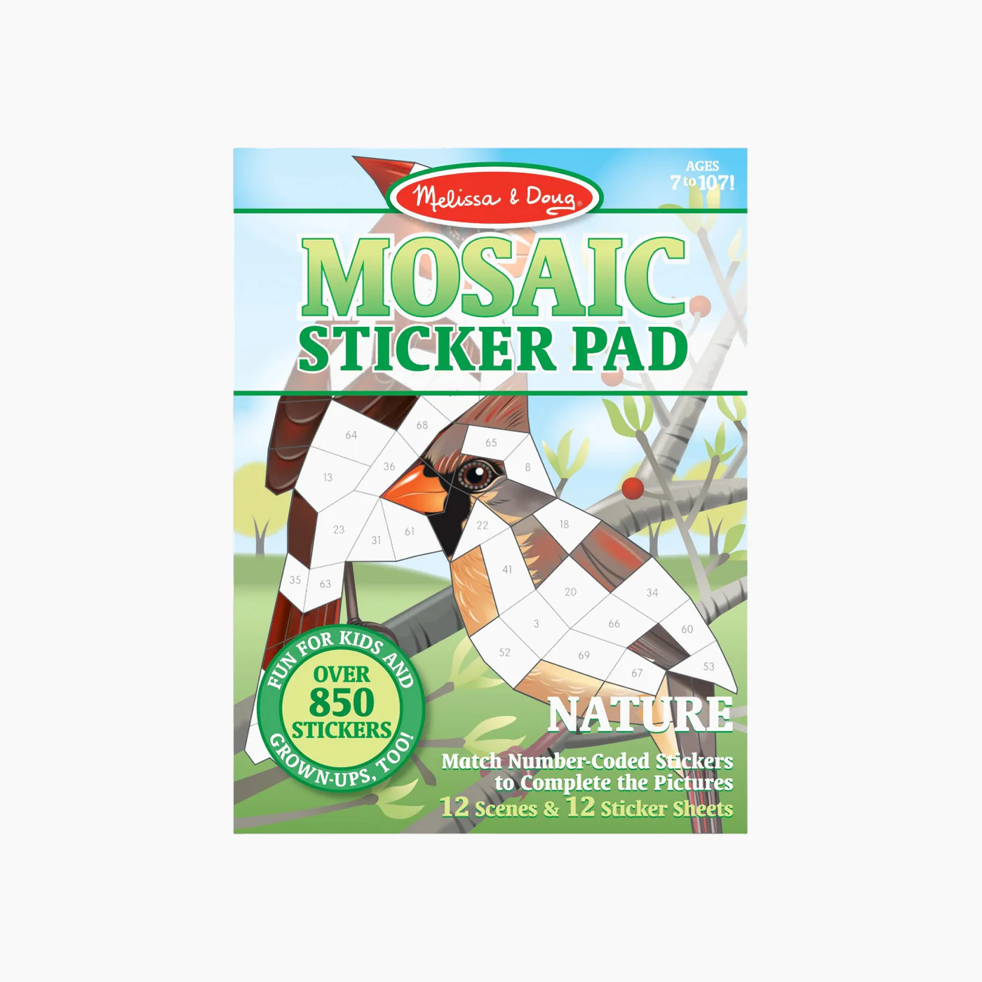 Melissa & Doug Mosaic Sticker Pad Craft Kit