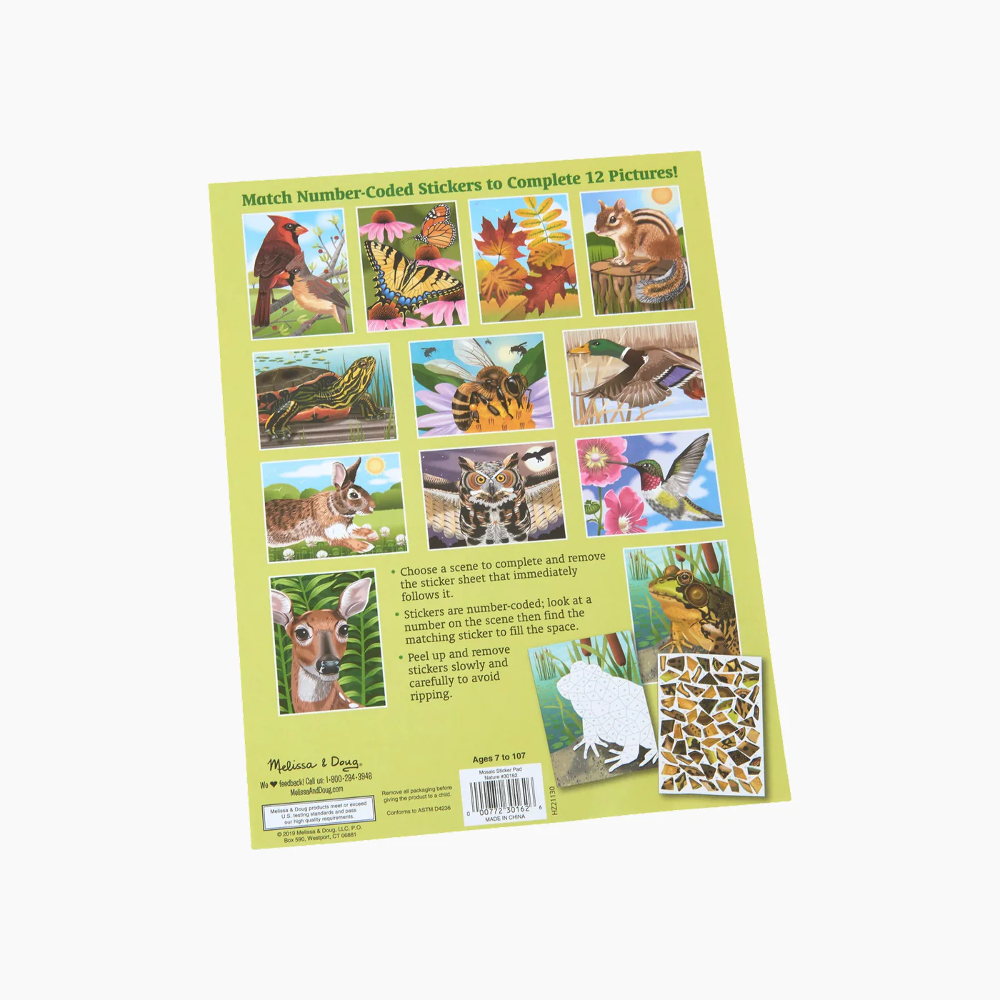 Melissa & Doug Mosaic Sticker Pad Craft Kit - Image 4