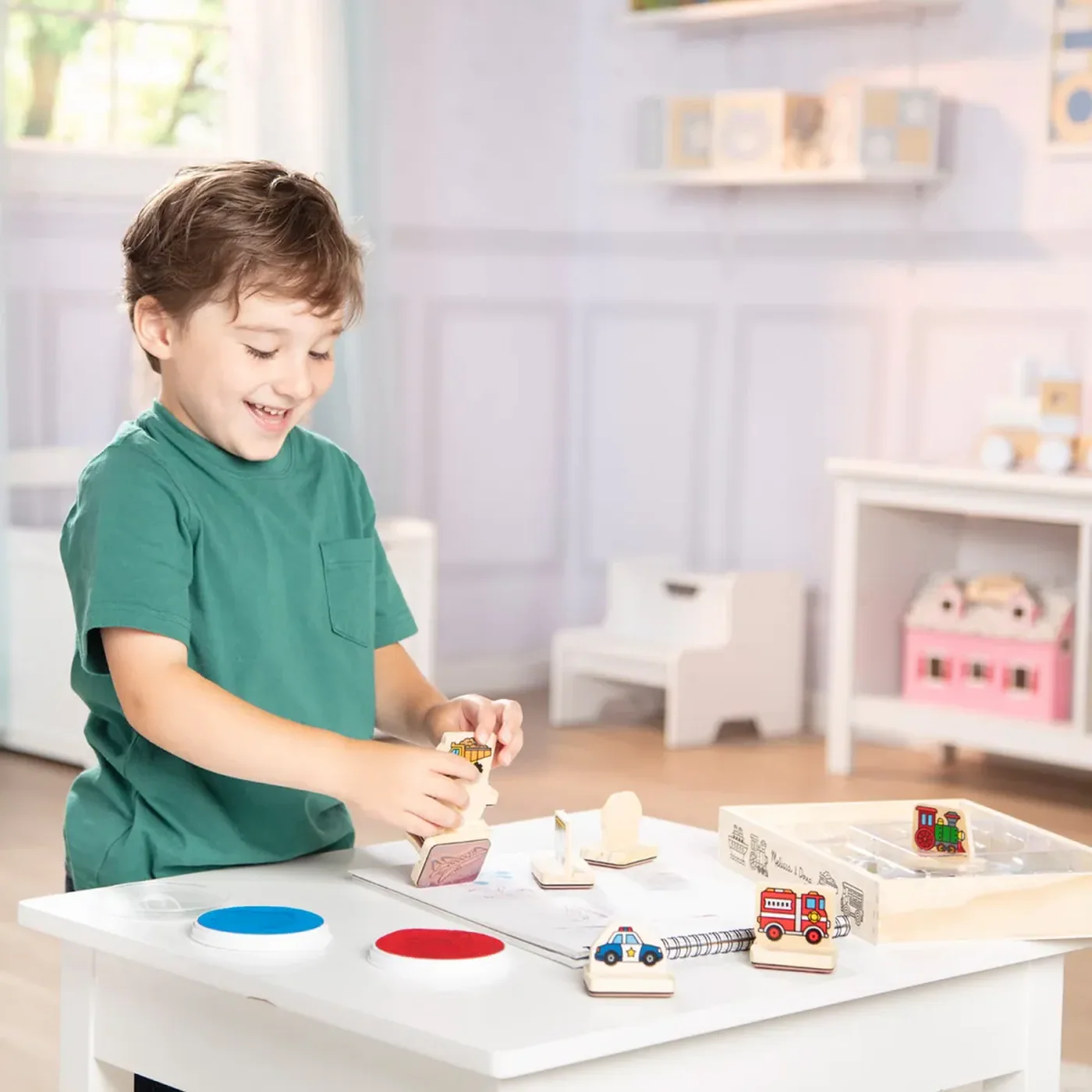 Melissa & Doug My First Wooden Stamp Set - Image 4