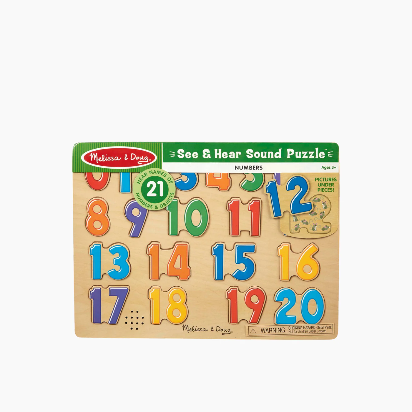 Melissa & Doug Numbers Sound Puzzle - Image 2