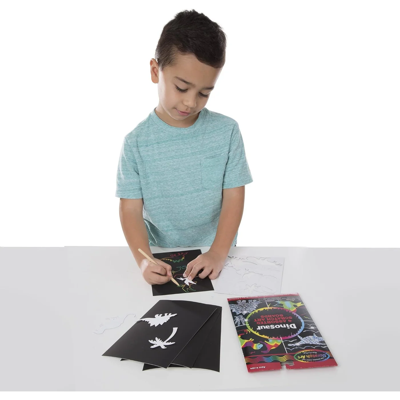 Melissa & Doug Scratch Magic Draw And Learn Craft Kit - Image 3