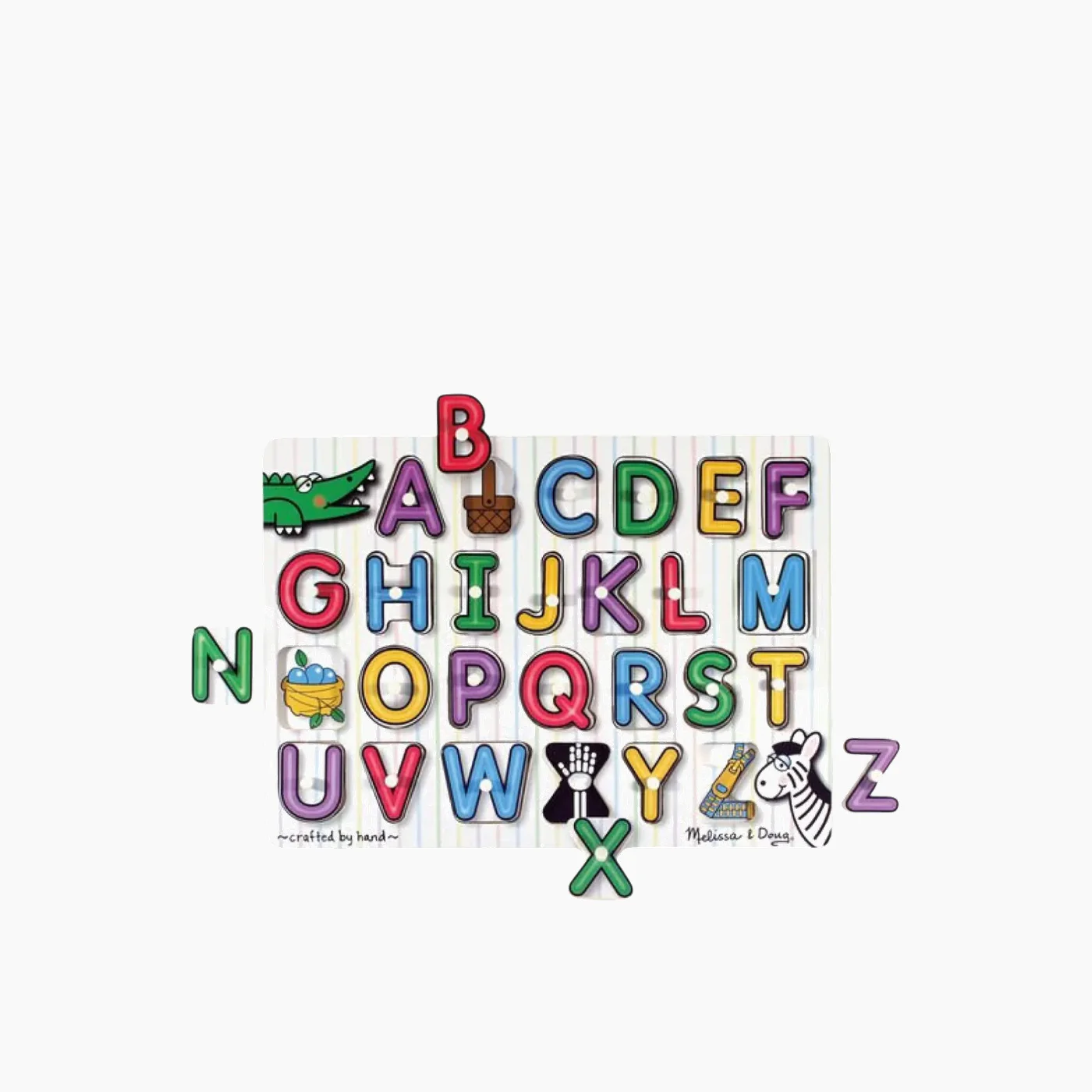 Melissa & Doug See-Inside Alphabet Peg Puzzle