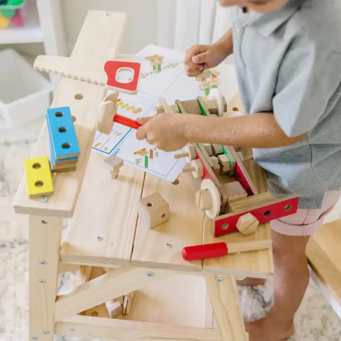 Melissa & Doug Wooden Project Workbench - Image 3