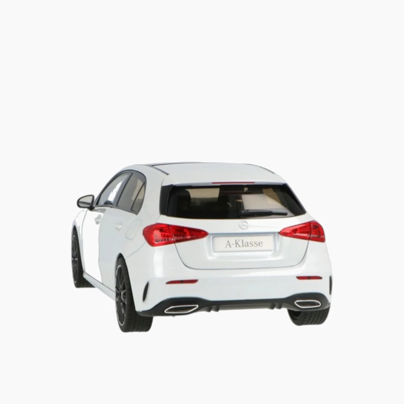 Norev Mercedes A-Class White Metallic 1:18 Scale Model Car - Image 9