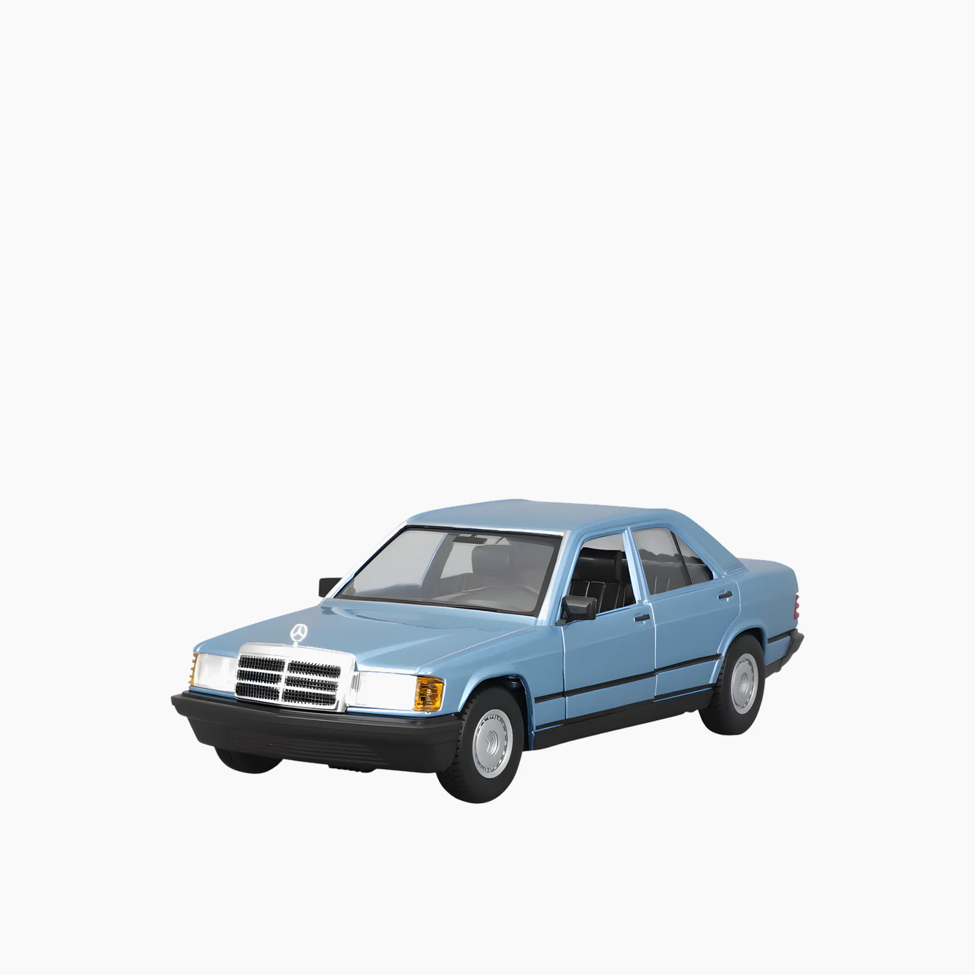 Maisto Burago Mercedes-Benz 190E (1987) 1:25 Collection A (No Stand) - Image 6