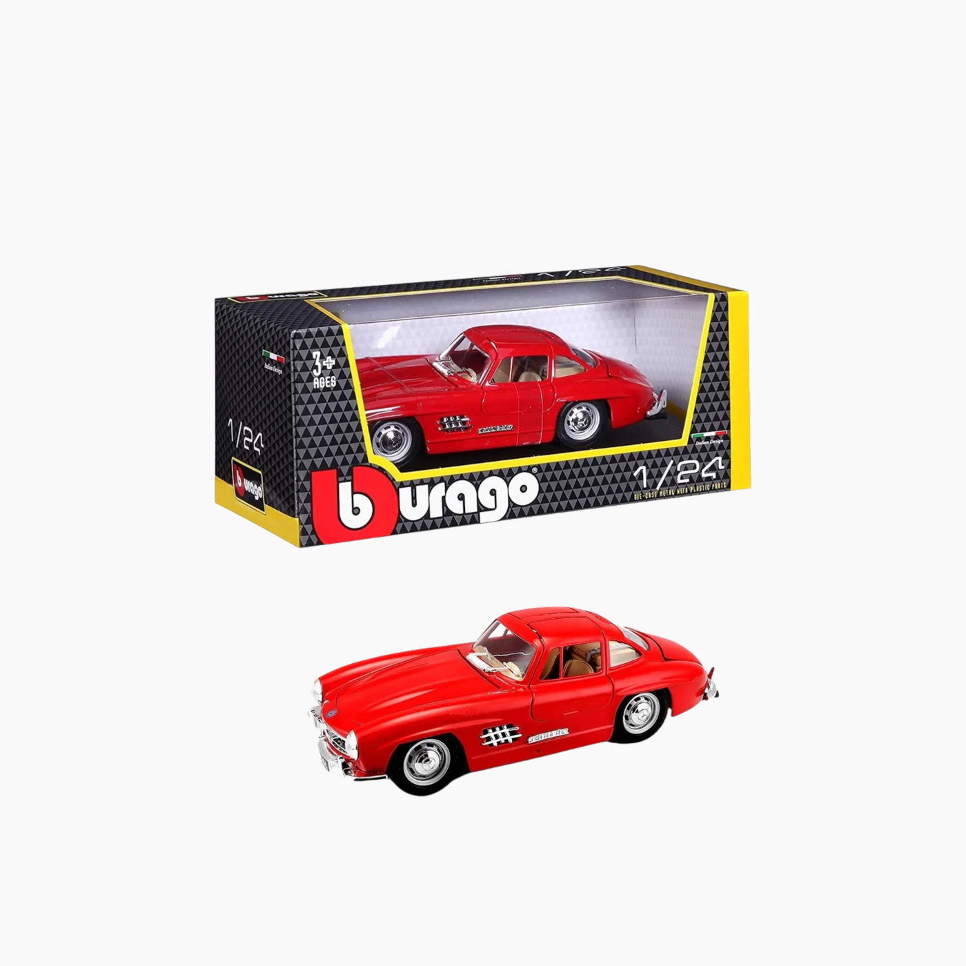 Maisto Burago Mercedes-Benz 300 SL (1954) 1:24 Collection B (No Stand) - Image 7