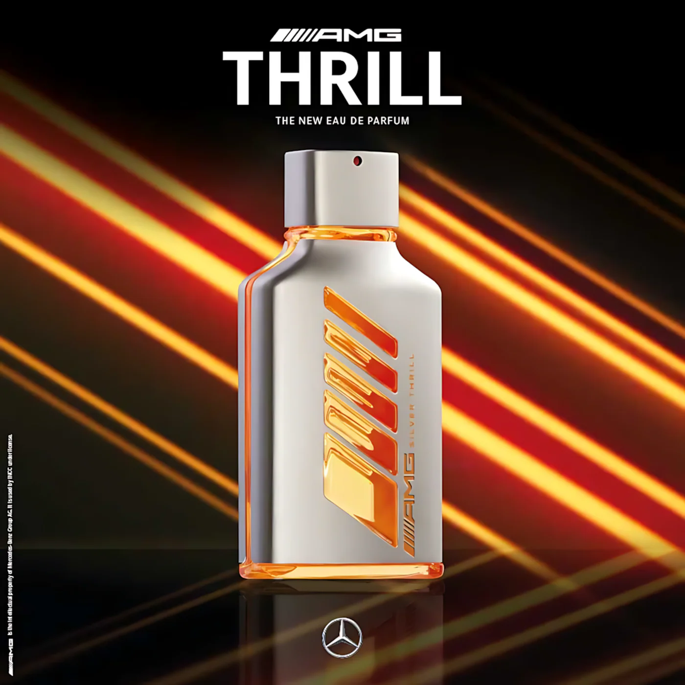 Mercedes-Benz Amg Silver Thrill EDP 60Ml For Men - Image 3