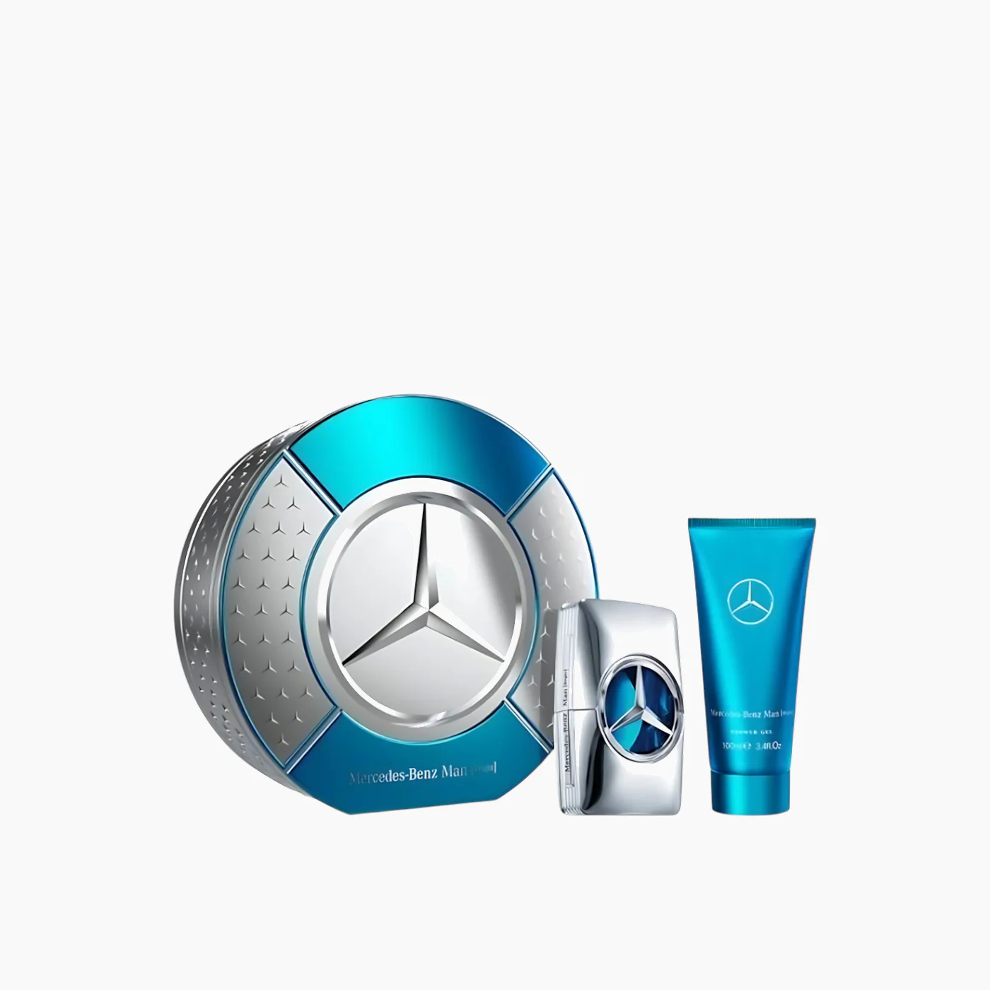 Mercedes-Benz Man Bright's EDT 100ML + Shower Gel 100ML Gift Set For Men