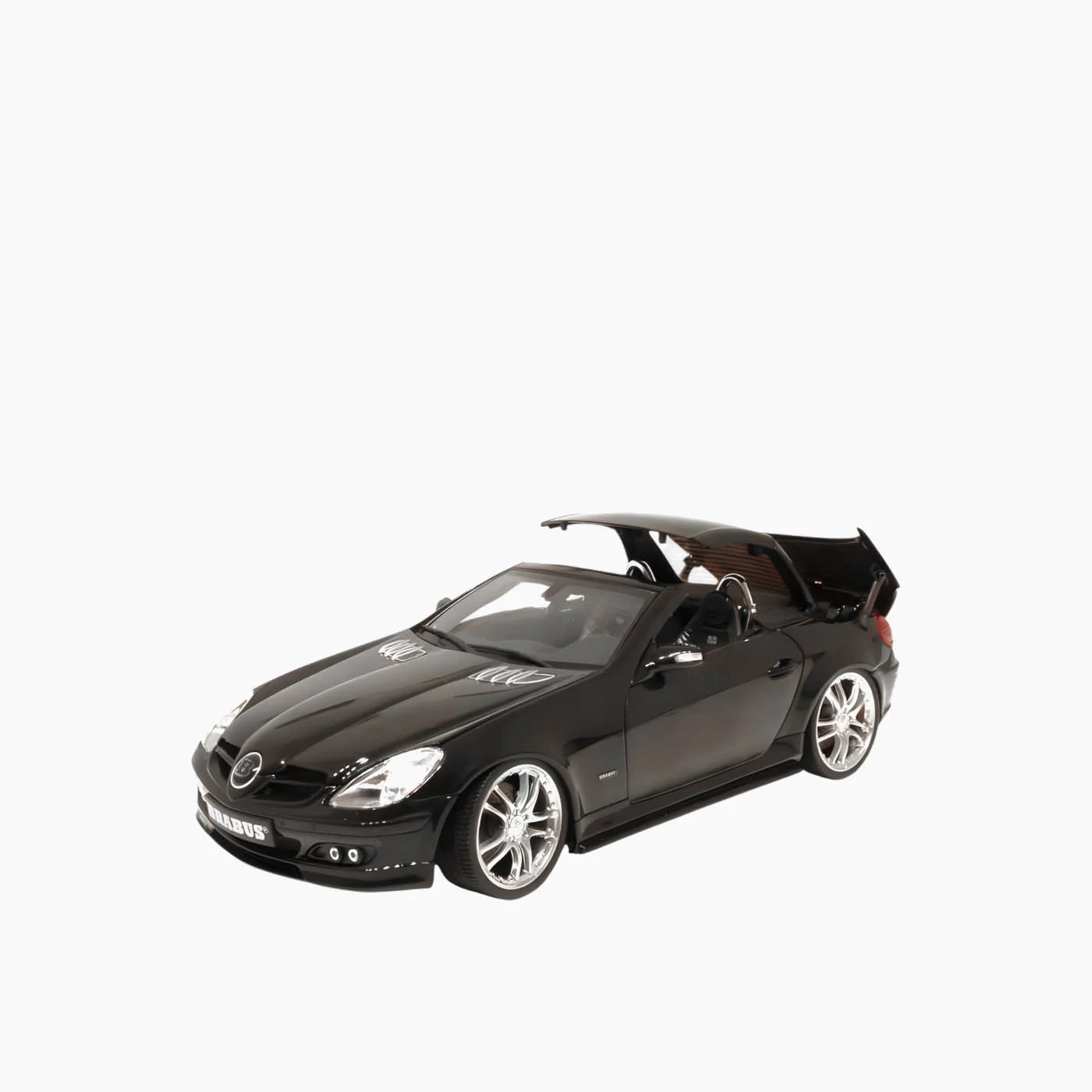Kyosho Mercedes SLK BRABUS Black 1:18 Scale Model Car - Image 4