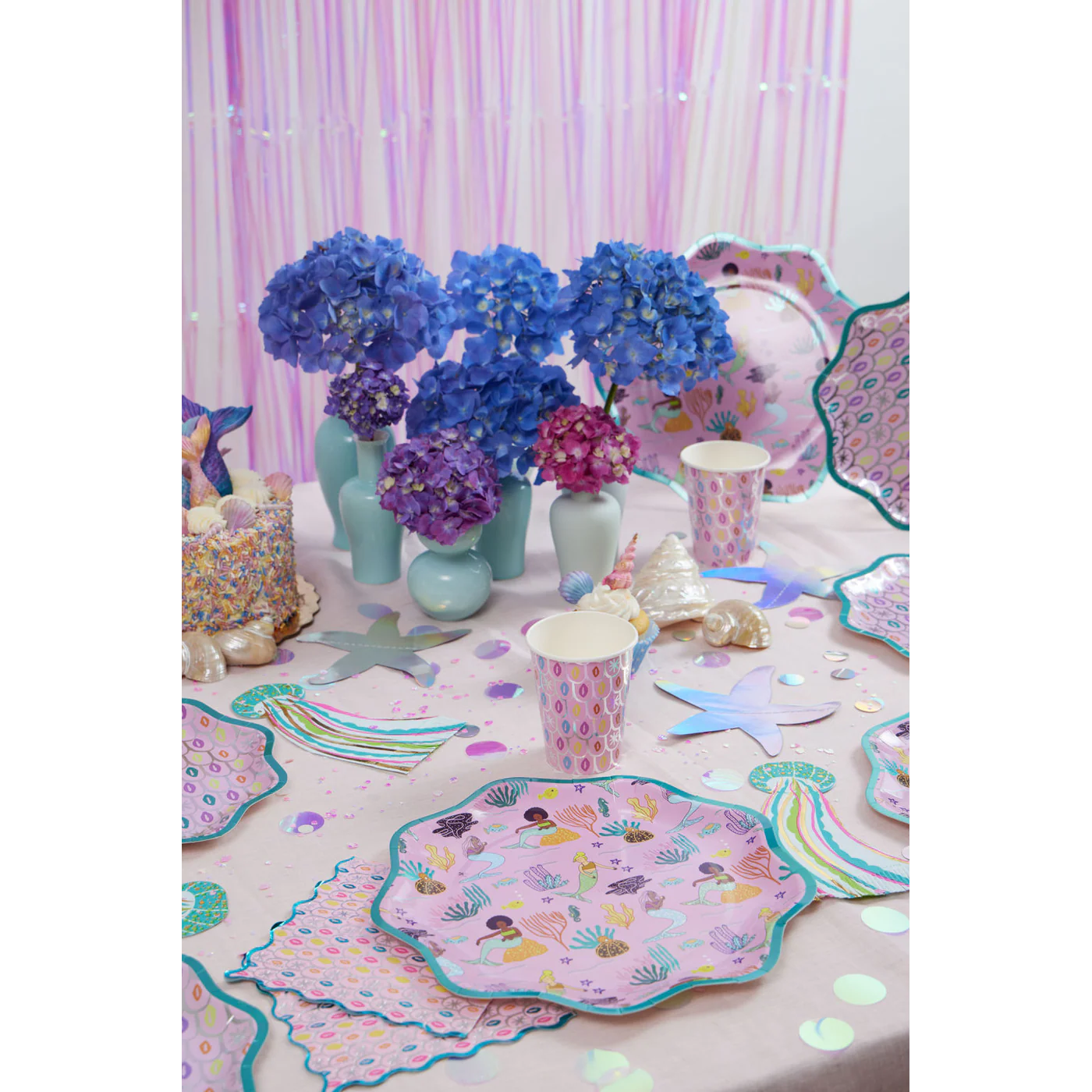 Ma Fete Mermaid Paper Cups - Set of 8 - Image 13