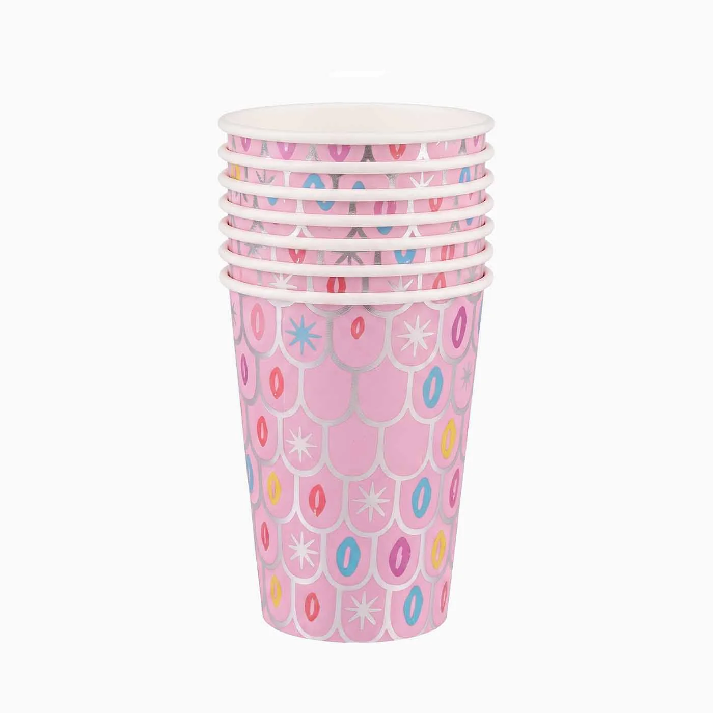 Ma Fete Mermaid Paper Cups - Set of 8 - Image 2