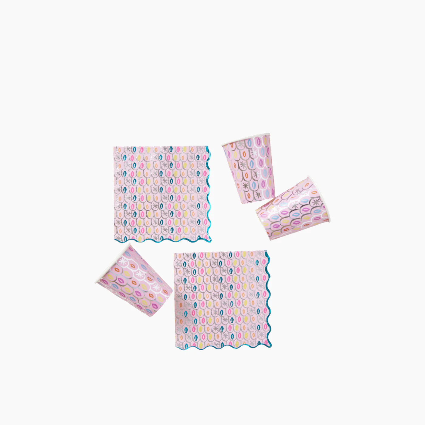 Ma Fete Mermaid Paper Cups - Set of 8 - Image 3