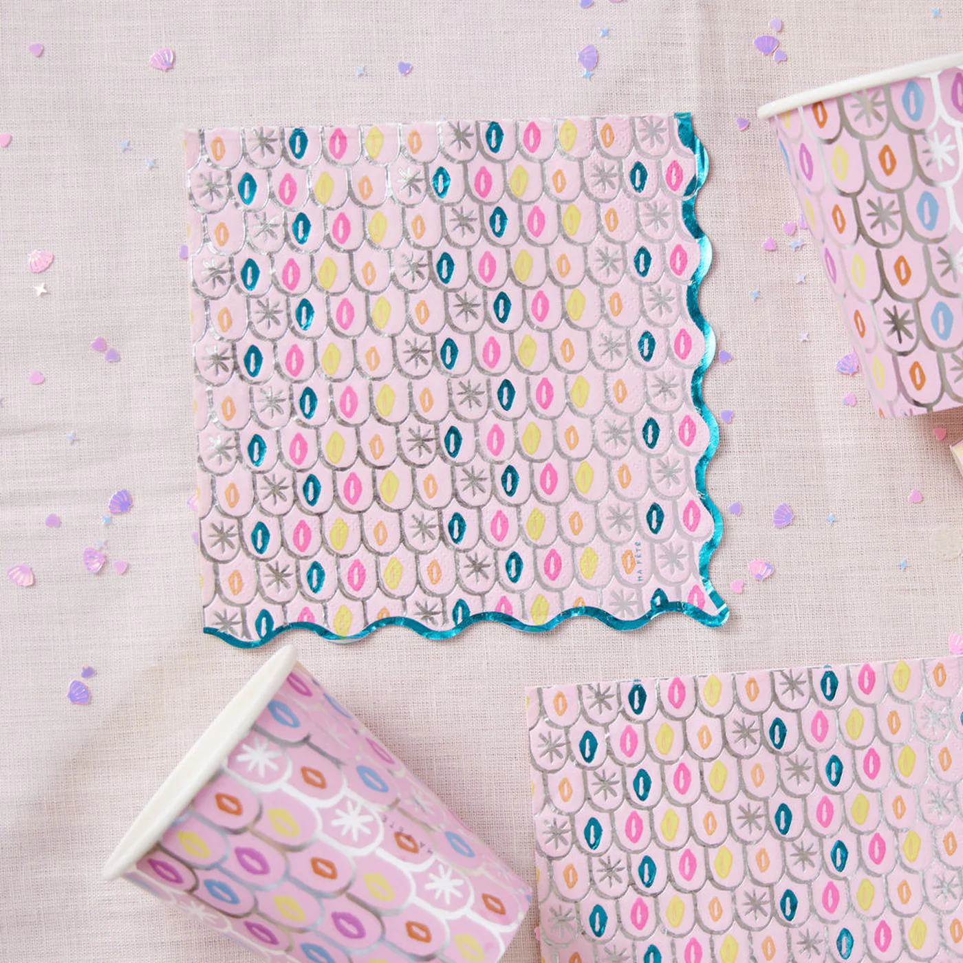 Ma Fete Mermaid Paper Cups - Set of 8 - Image 5