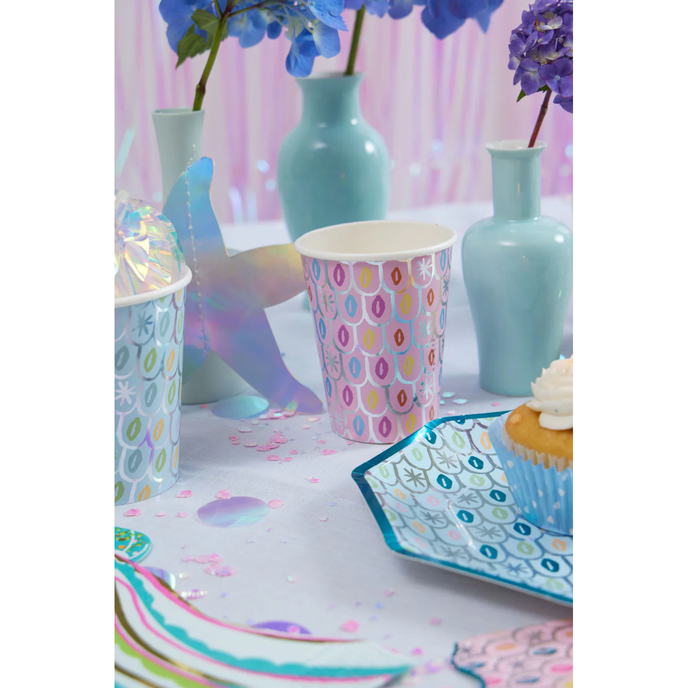 Ma Fete Mermaid Paper Cups - Set of 8 - Image 7
