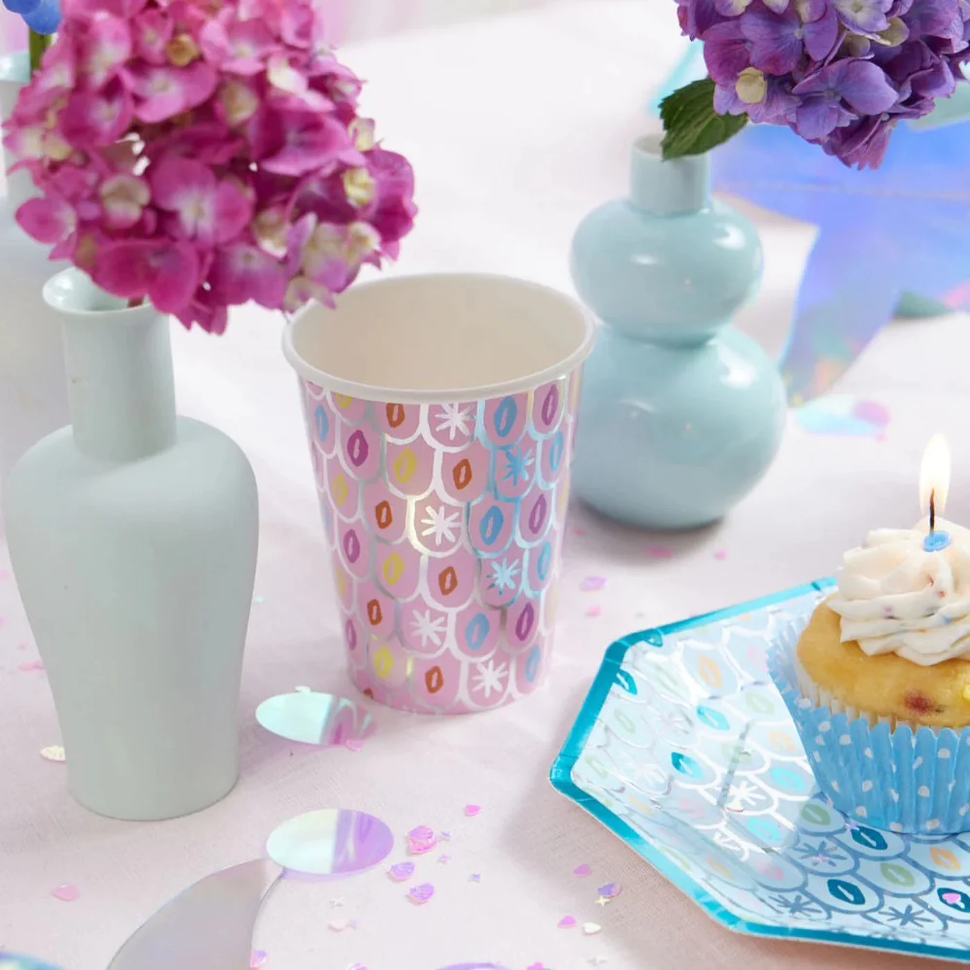 Ma Fete Mermaid Paper Cups - Set of 8 - Image 9