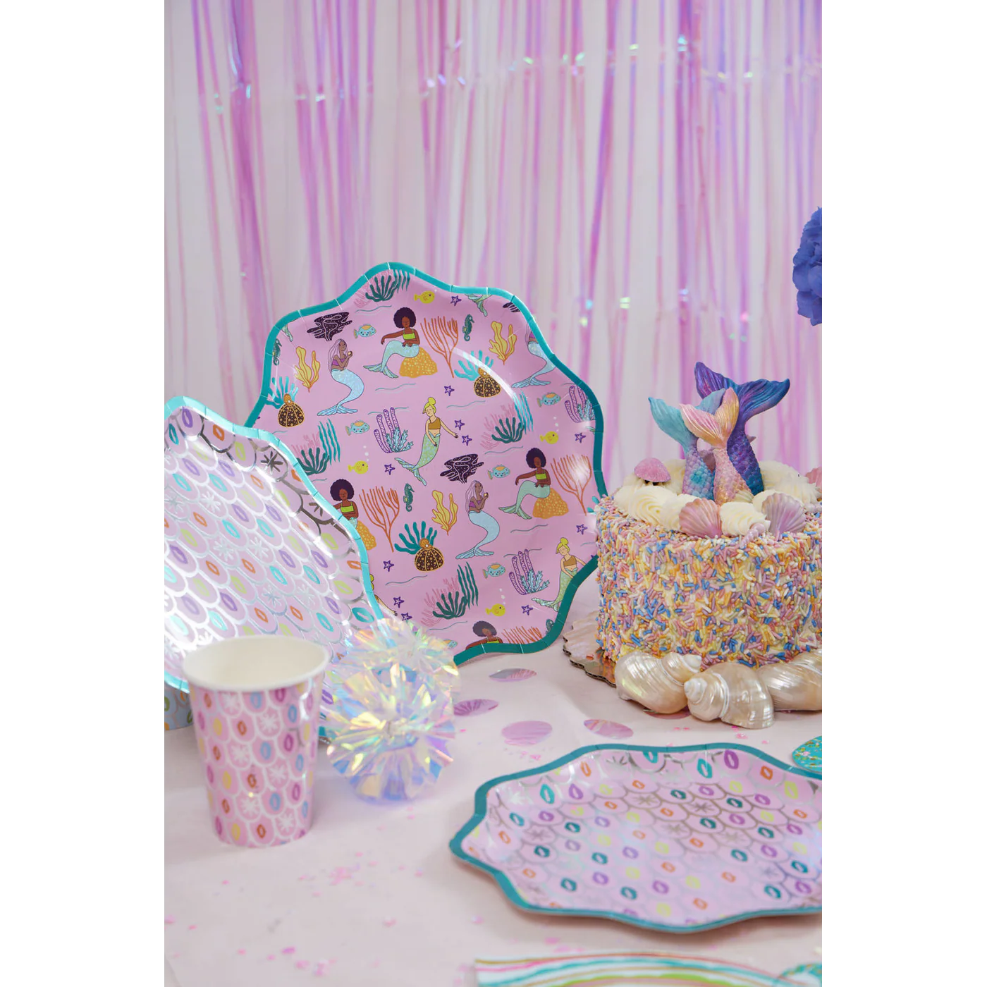 Ma Fete Mermaid Dinner Plates - Set of 8 - Image 5