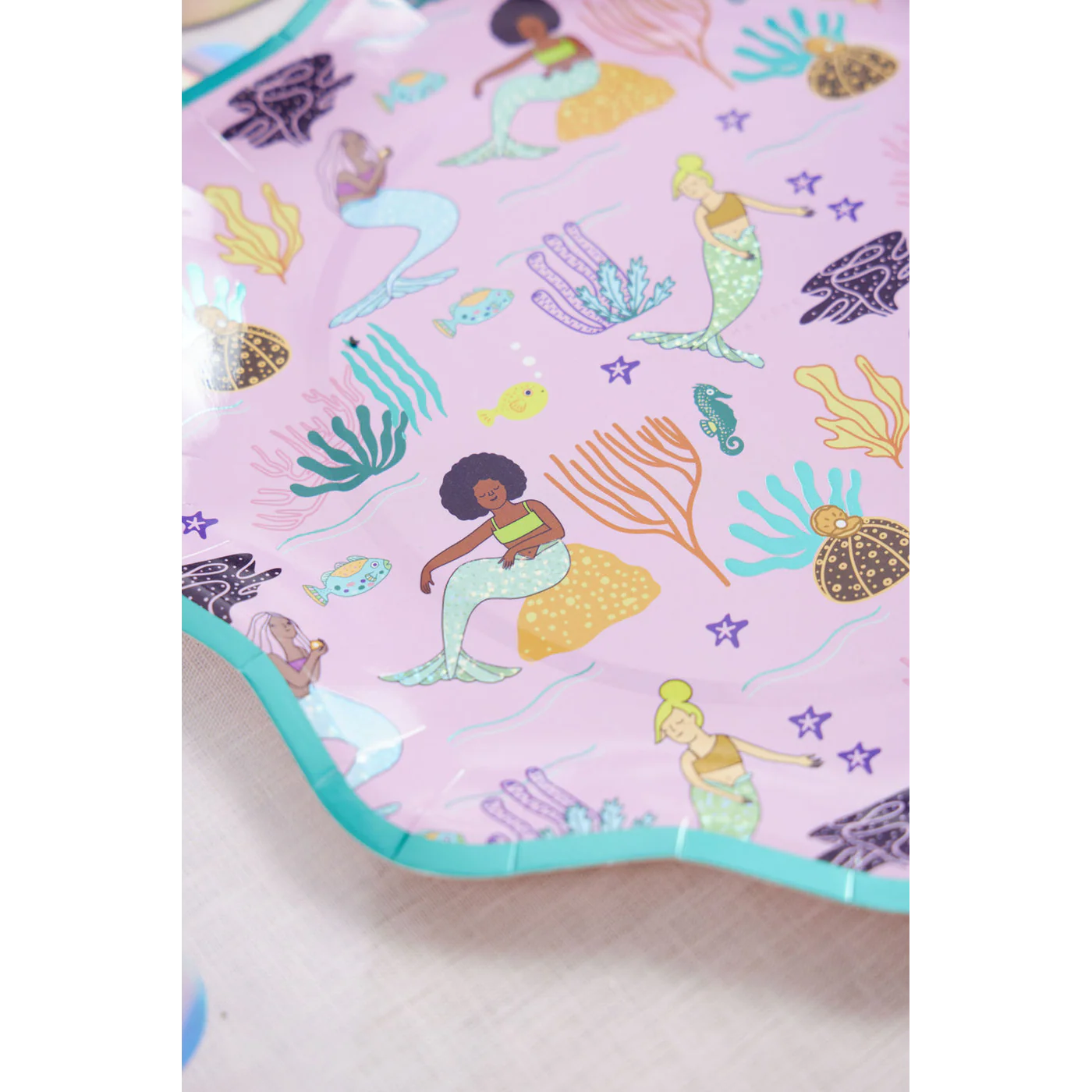 Ma Fete Mermaid Plates - Set of 8 - Image 12