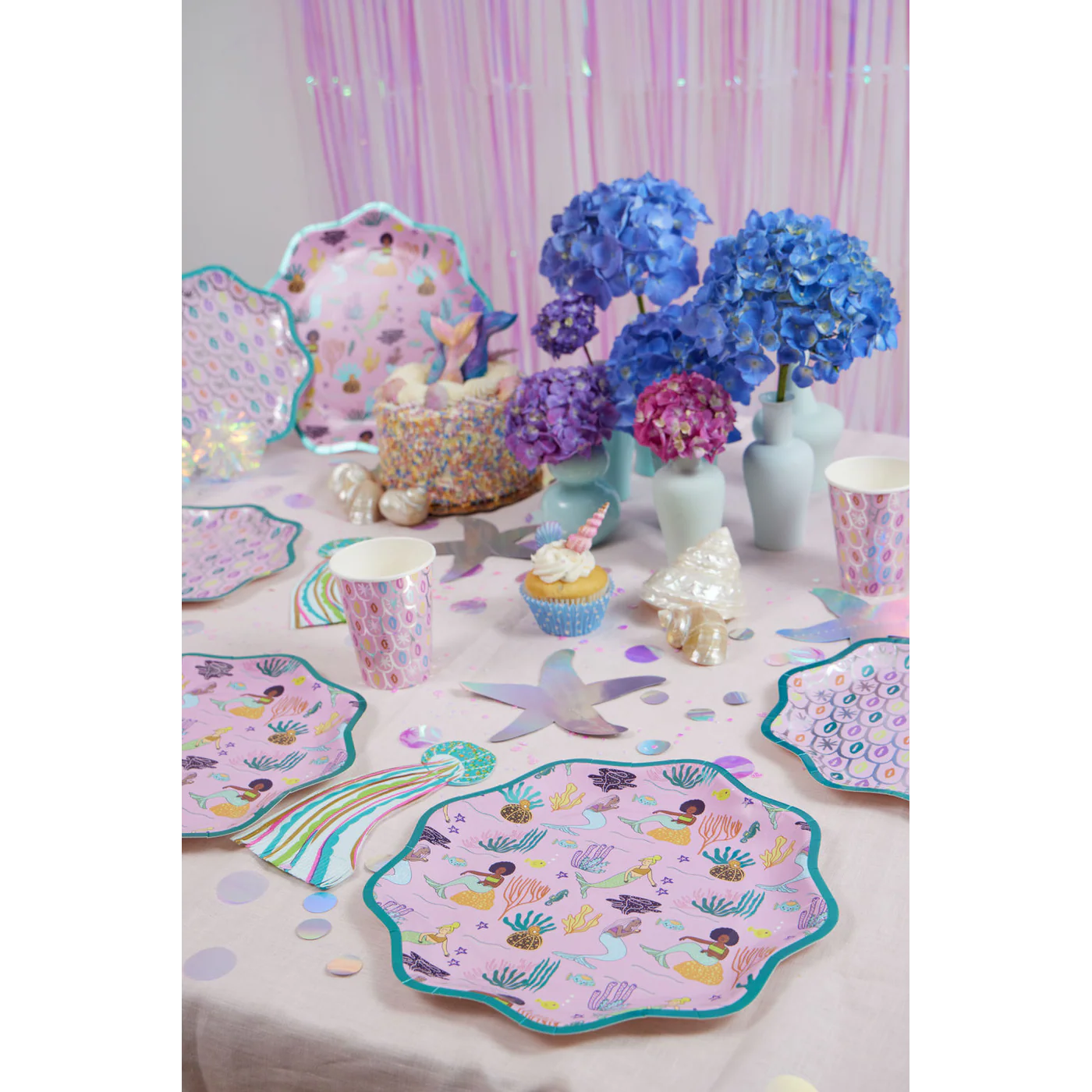 Ma Fete Mermaid Plates - Set of 8 - Image 14
