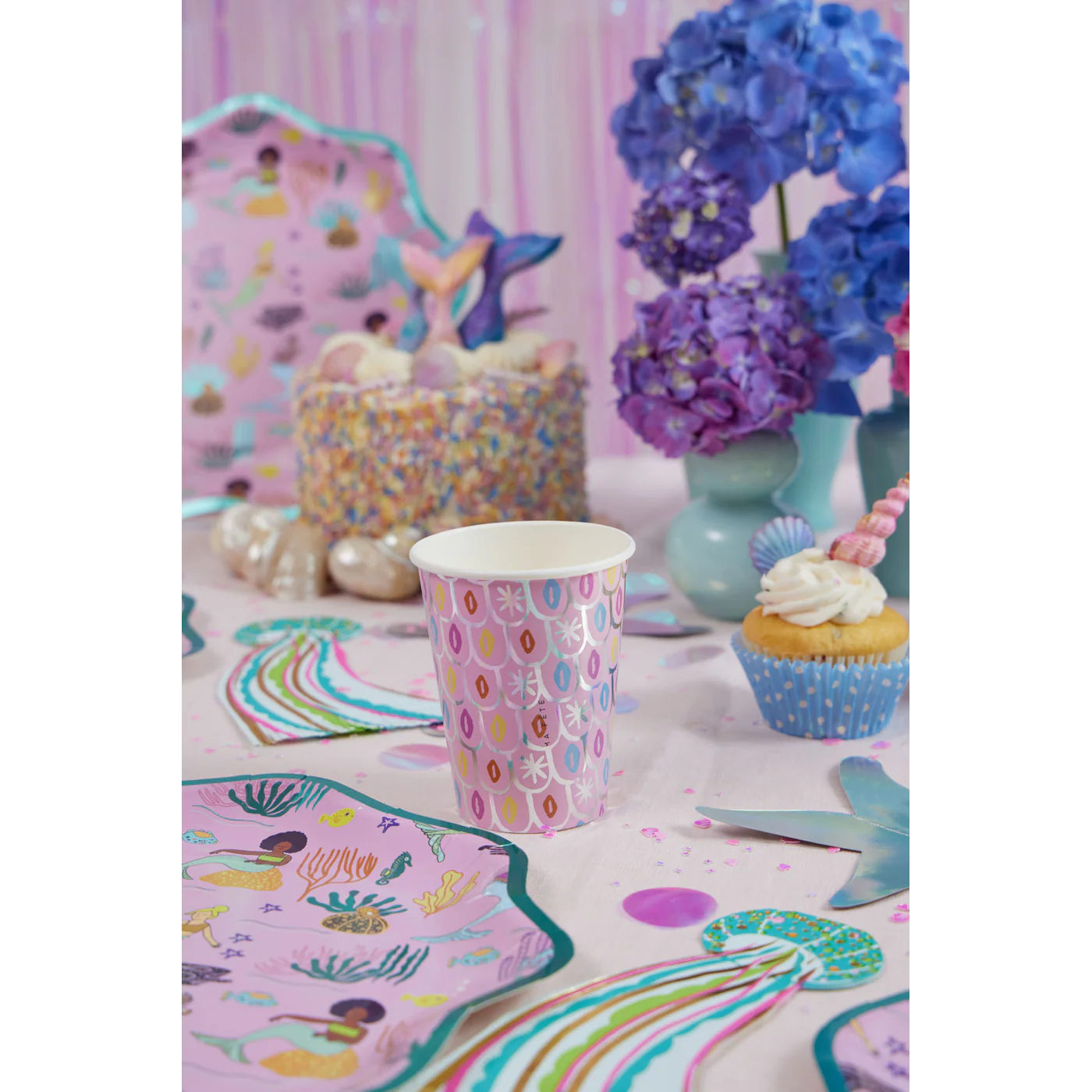 Ma Fete Mermaid Plates - Set of 8 - Image 16