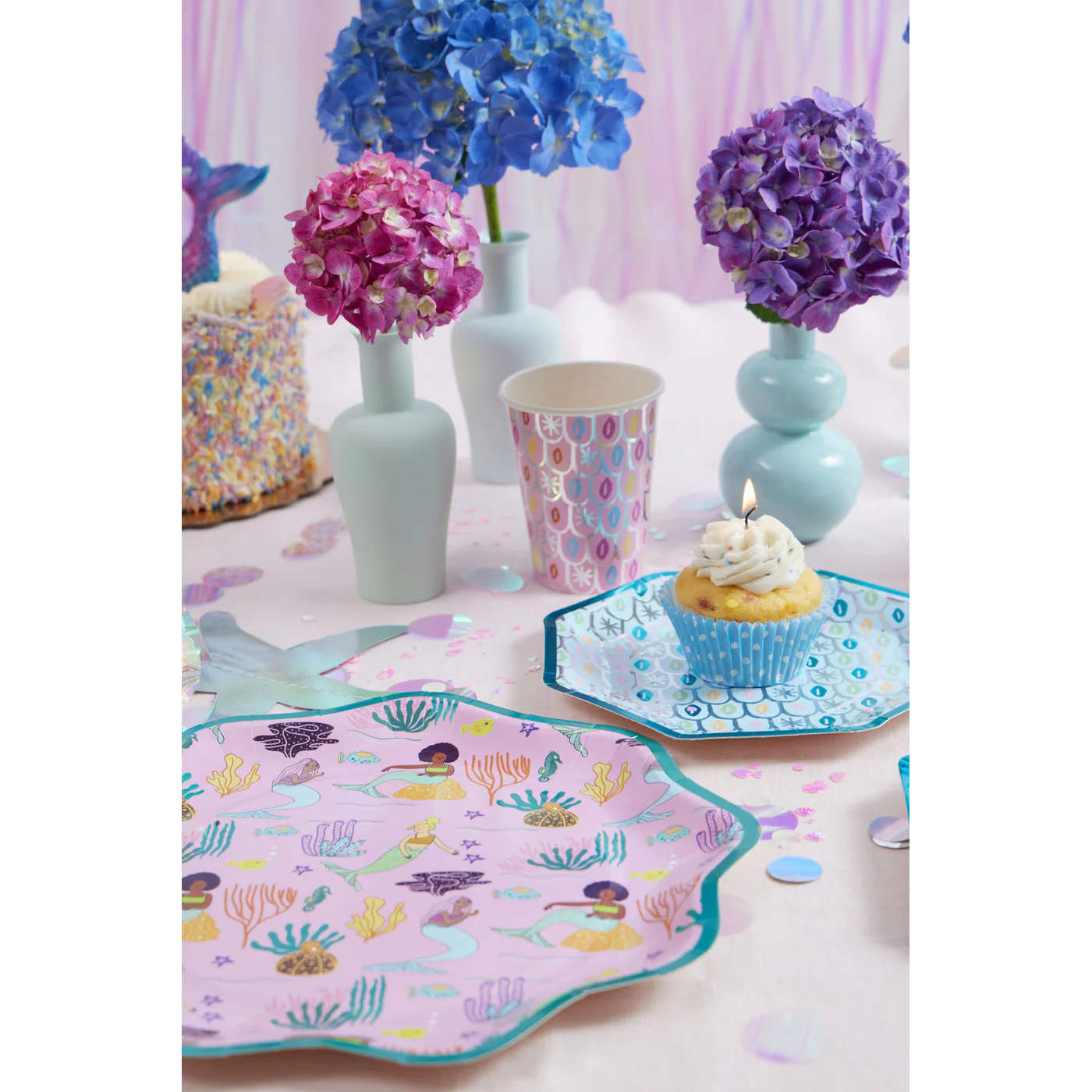 Ma Fete Mermaid Plates - Set of 8 - Image 18