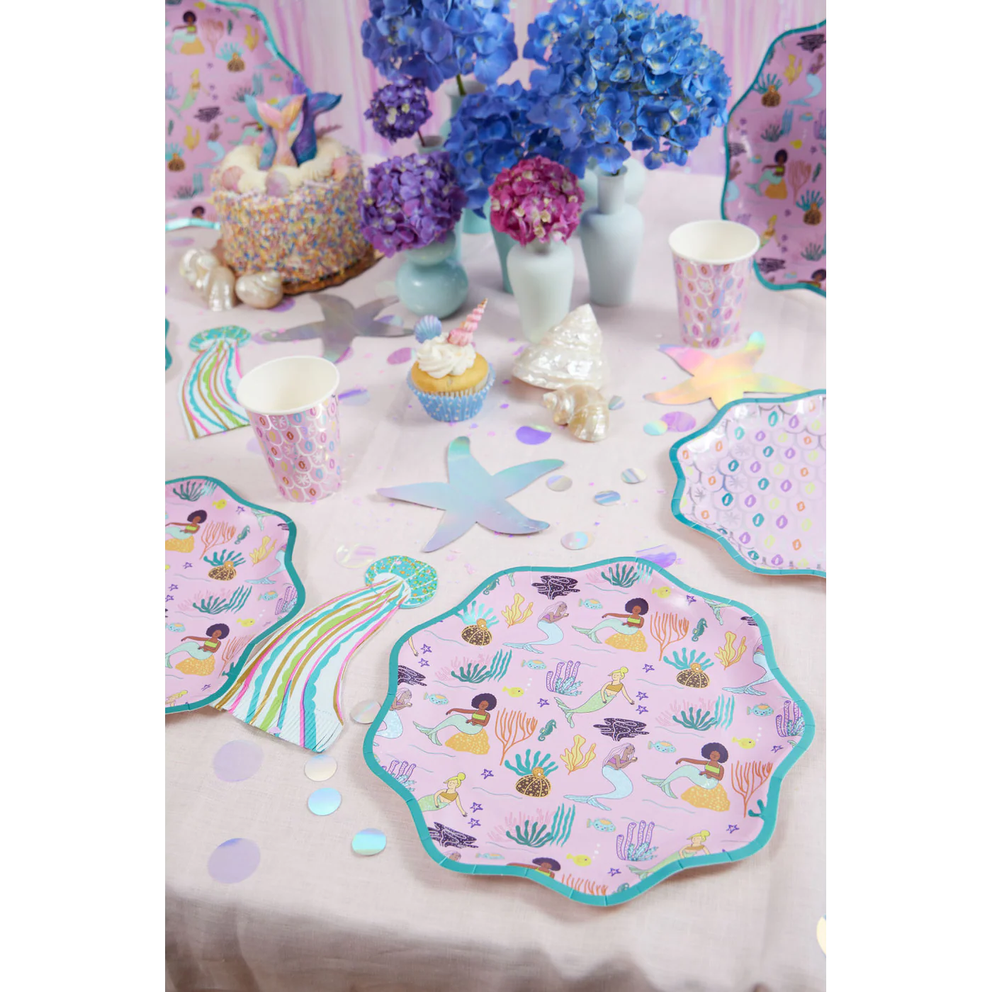 Ma Fete Mermaid Plates - Set of 8 - Image 19