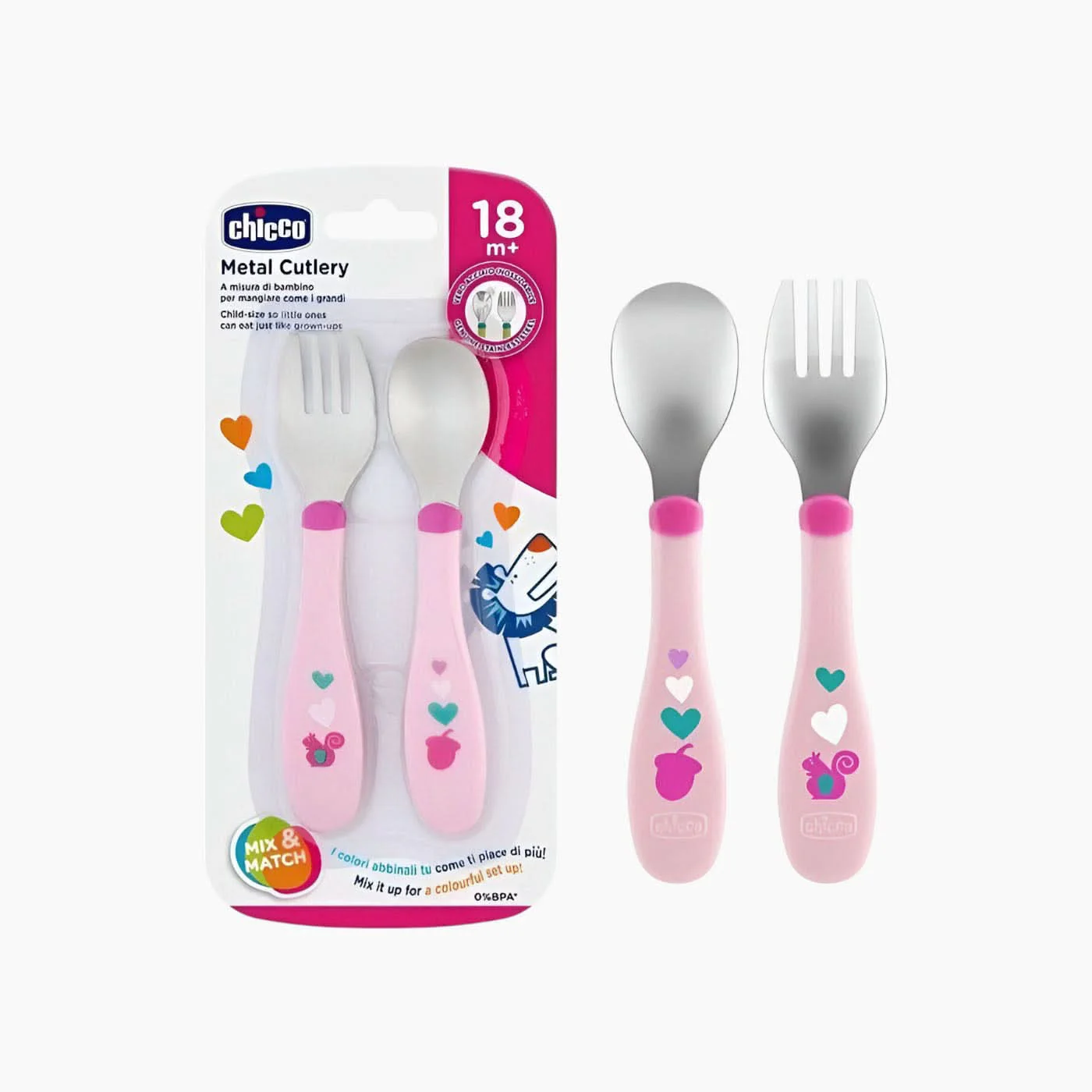 Chicco Metal Cutlery Set - Image 4