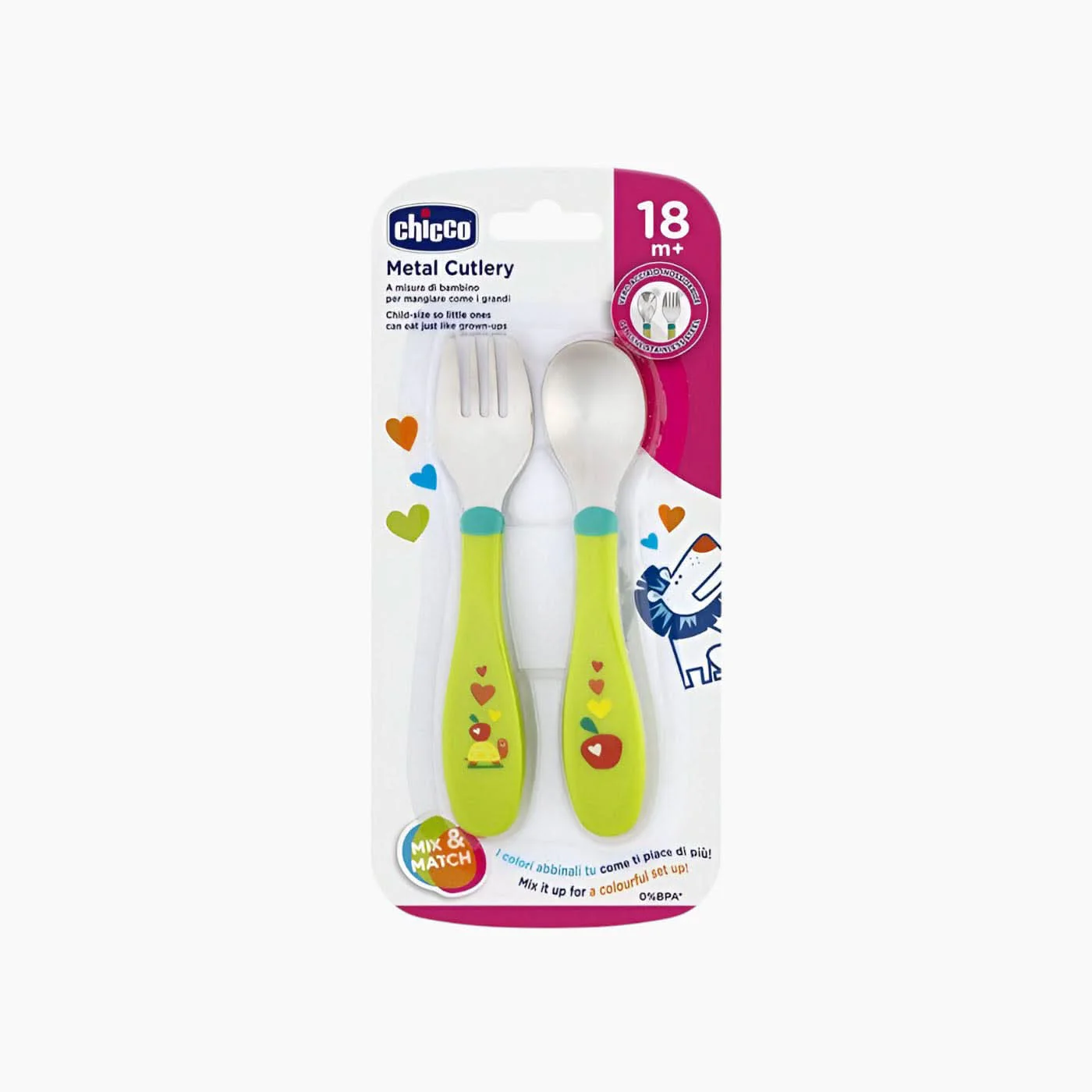Chicco Metal Cutlery Set - Image 6