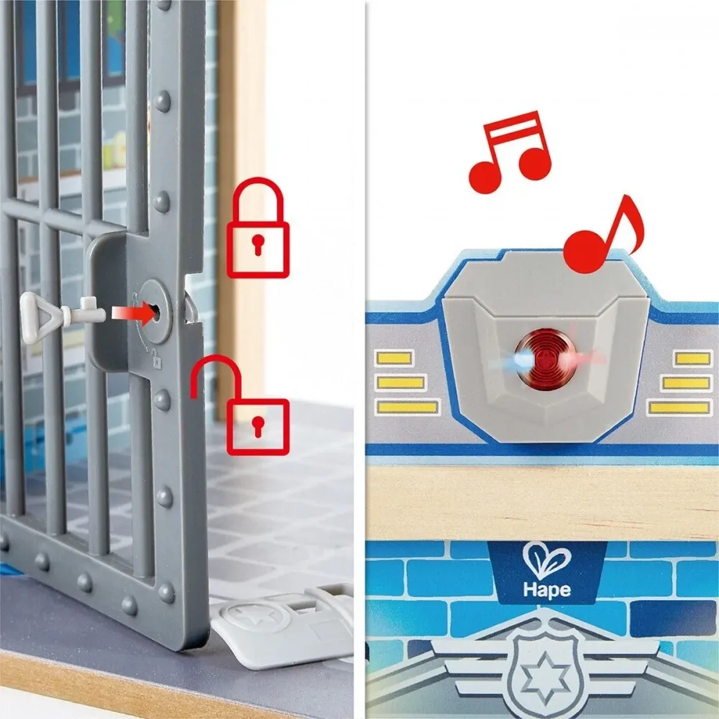 Hape Metro Police Dept Playset - Image 9
