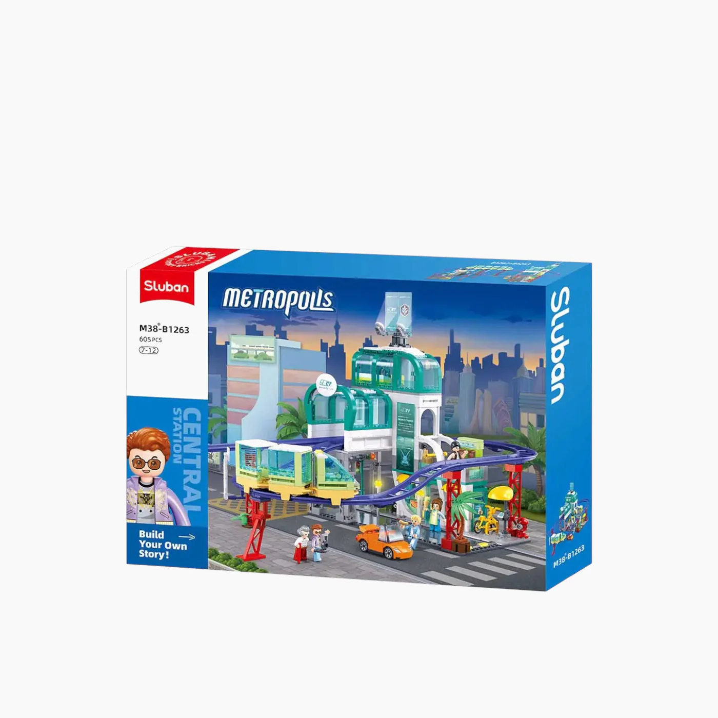 Sluban Metropolis Central Train Station Construction Set - Image 3