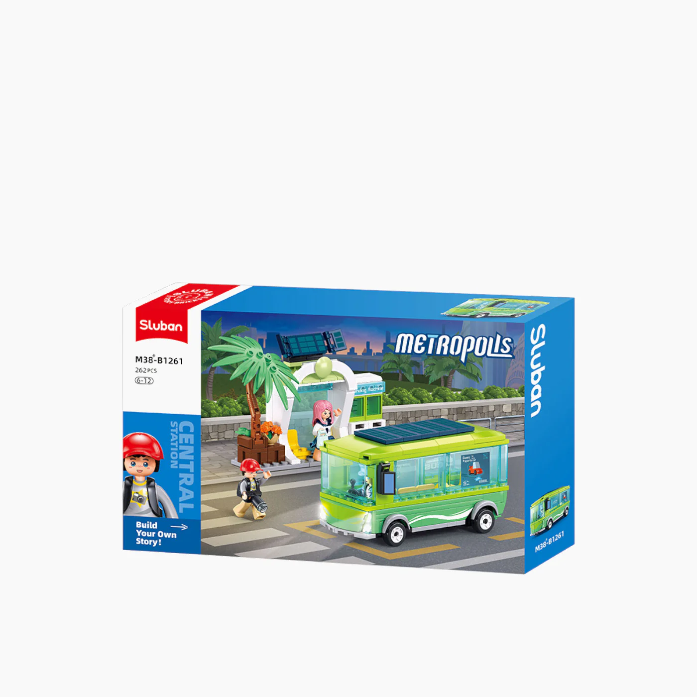 Sluban Metropolis New Energy Bus Construction Set - Image 4