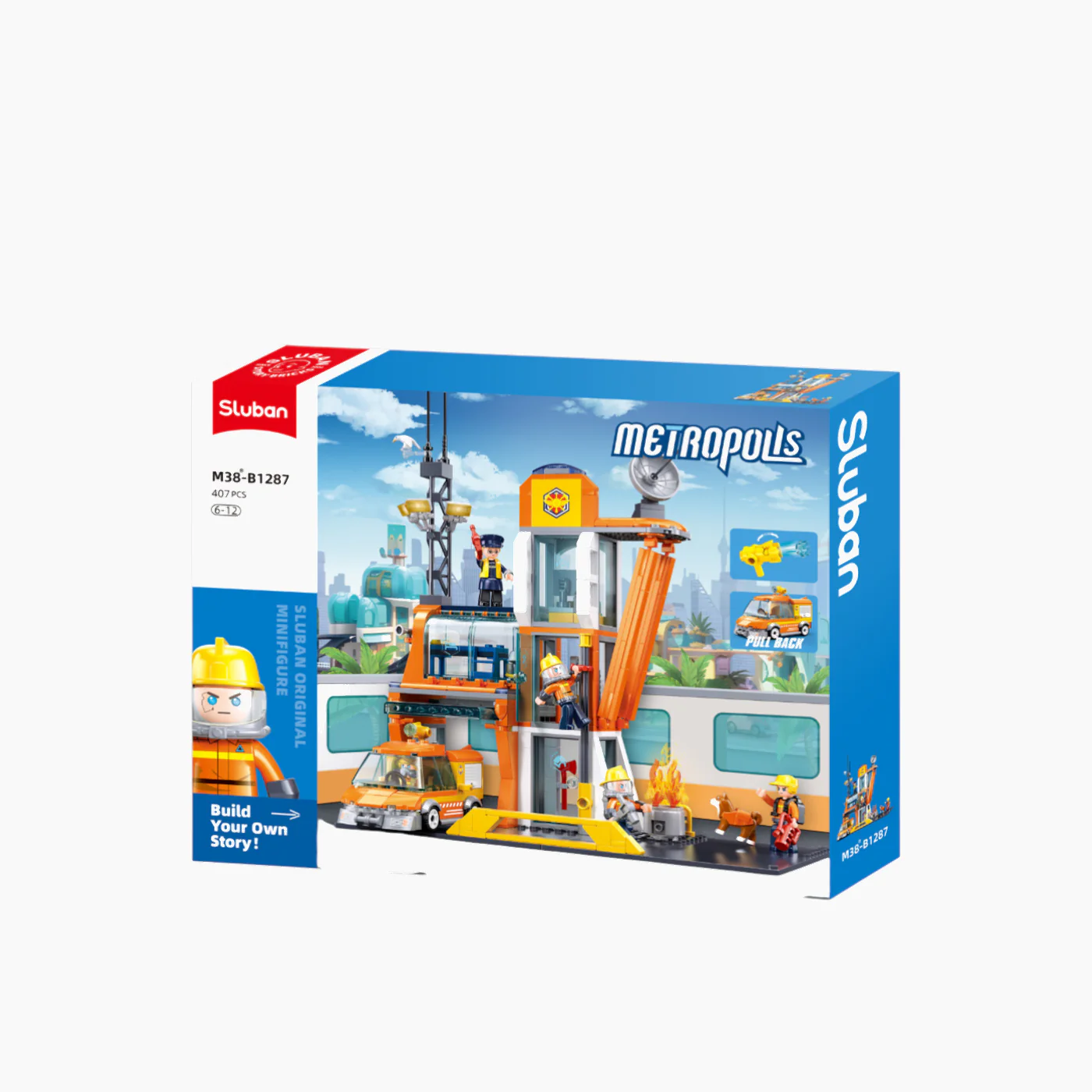 Sluban Metropolis Rescue Headquarters 407 Pcs - Image 5