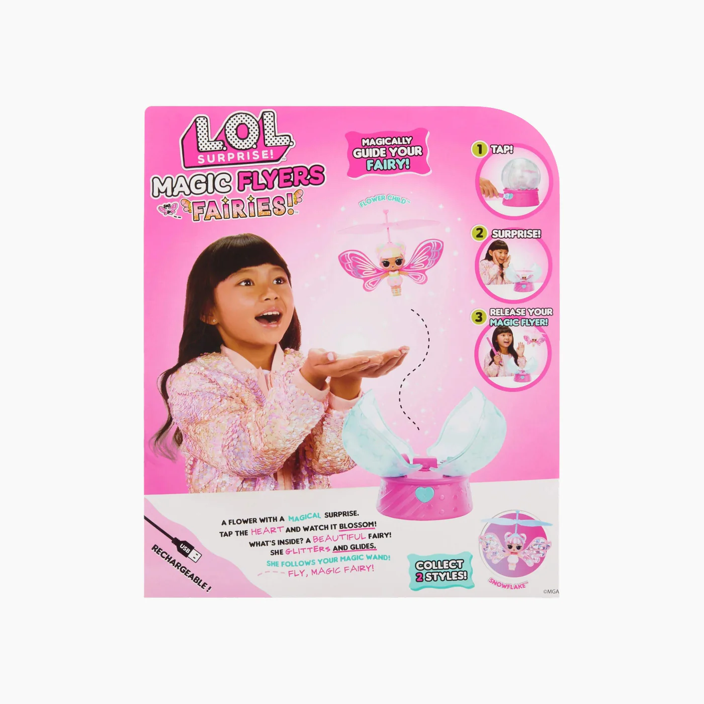 Mga Entertainment L.O.L. Surprise Magic Flyers Flower Child Flying Toy - Image 7