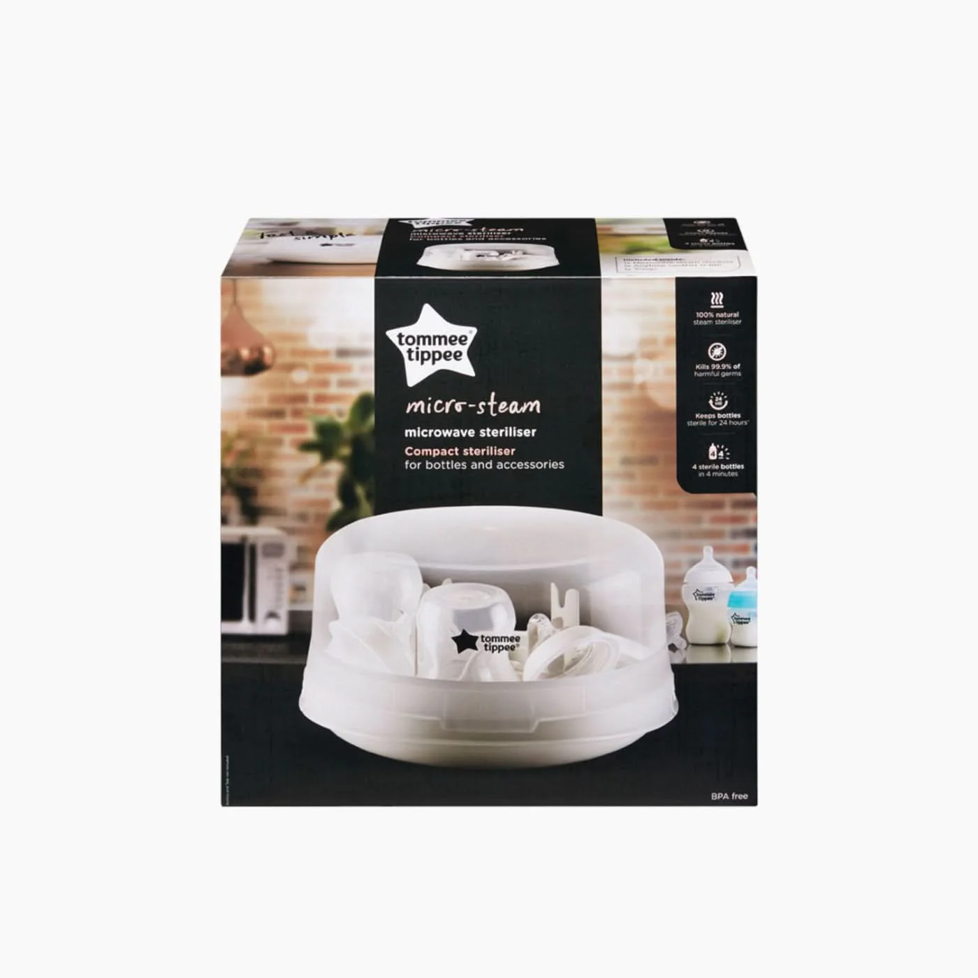Tommee Tippee Micro Steam Microwave Sterilizer Gen 2 Sterilizer - Image 3