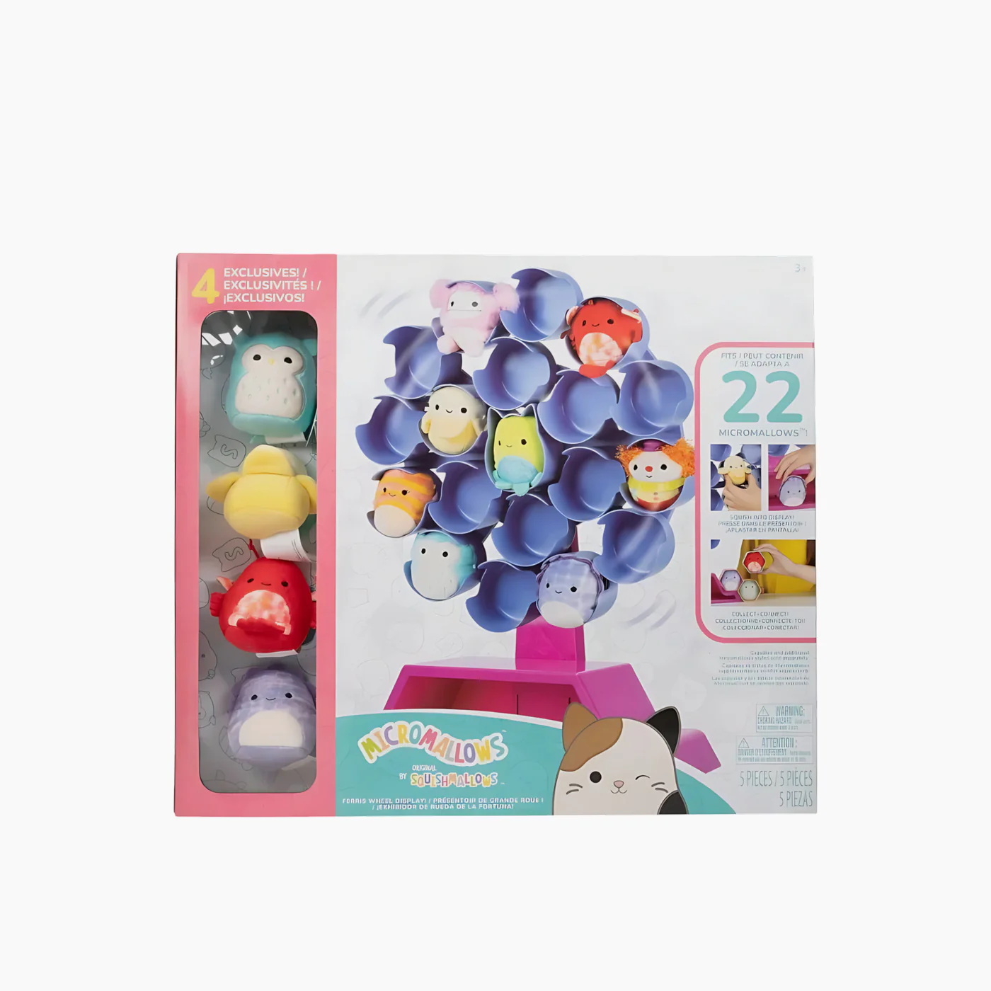 JAZWARES Micromallows Ferris Wheel Toy Playset - Image 3