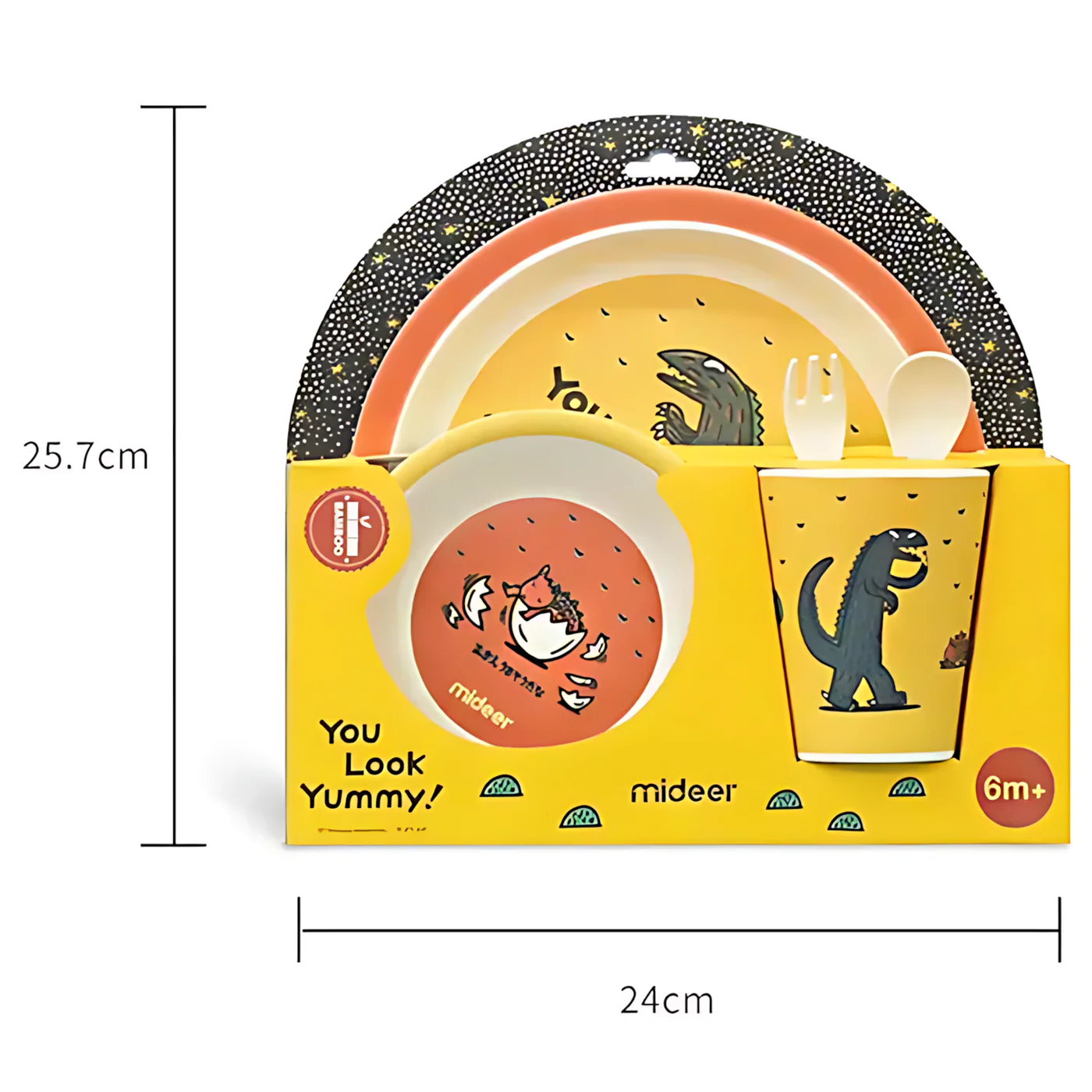 Mideer Children's Tableware You Look Yummy Age 2+ - Image 3