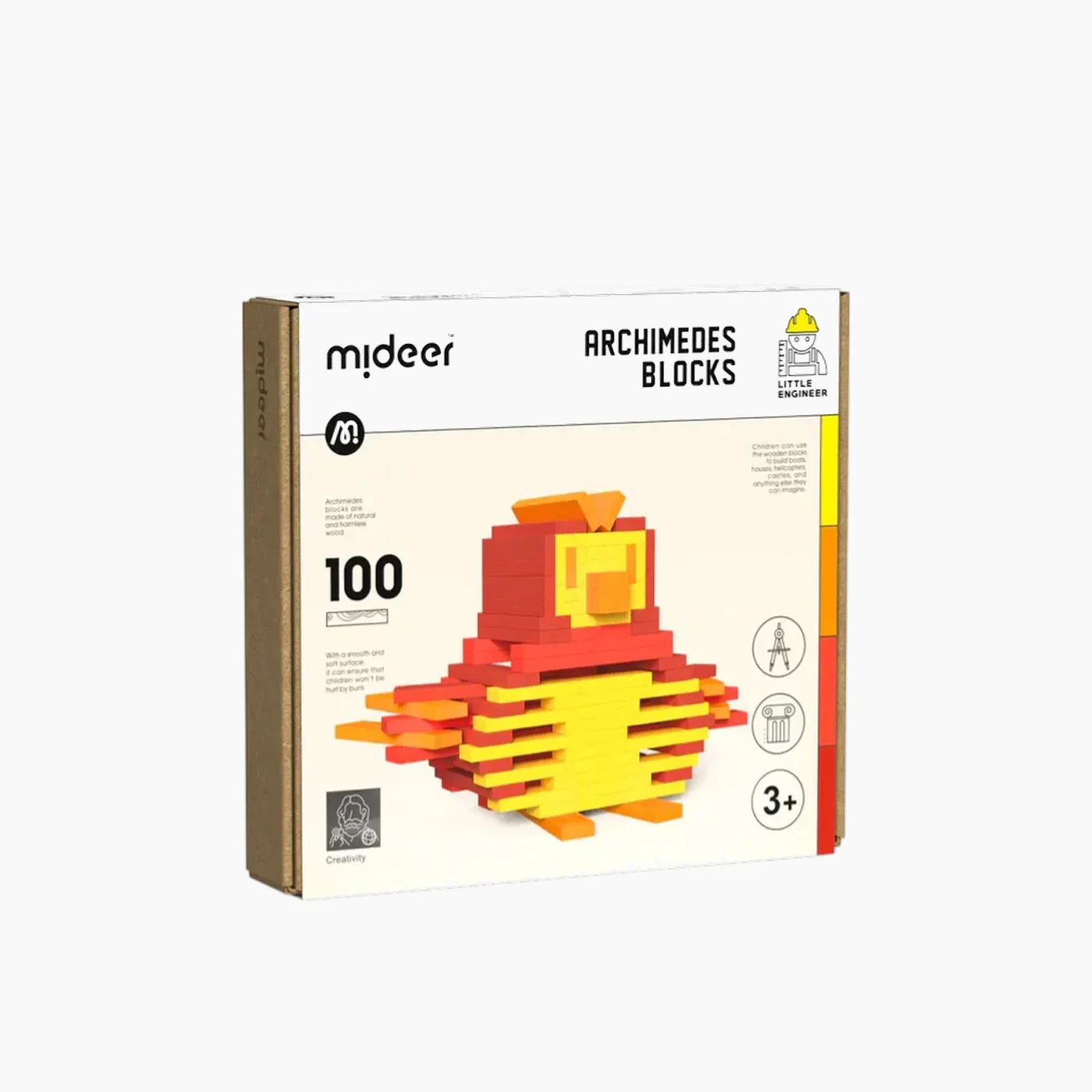 Mideer Cityblocks Archimedes Wooden Blocks Age 3+ - Image 7