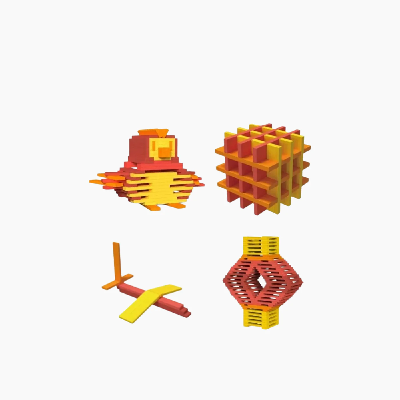Mideer Cityblocks Archimedes Wooden Blocks Age 3+ - Image 9