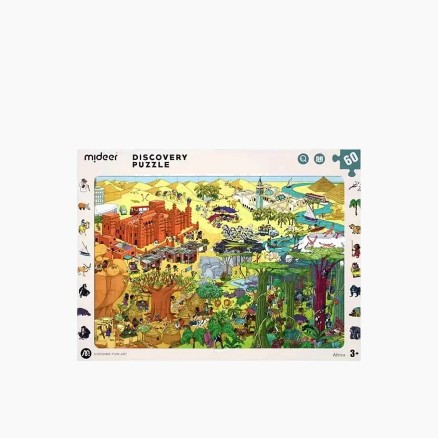 Mideer Discovery Puzzle Big World Small World 60P age 3+ - Image 2