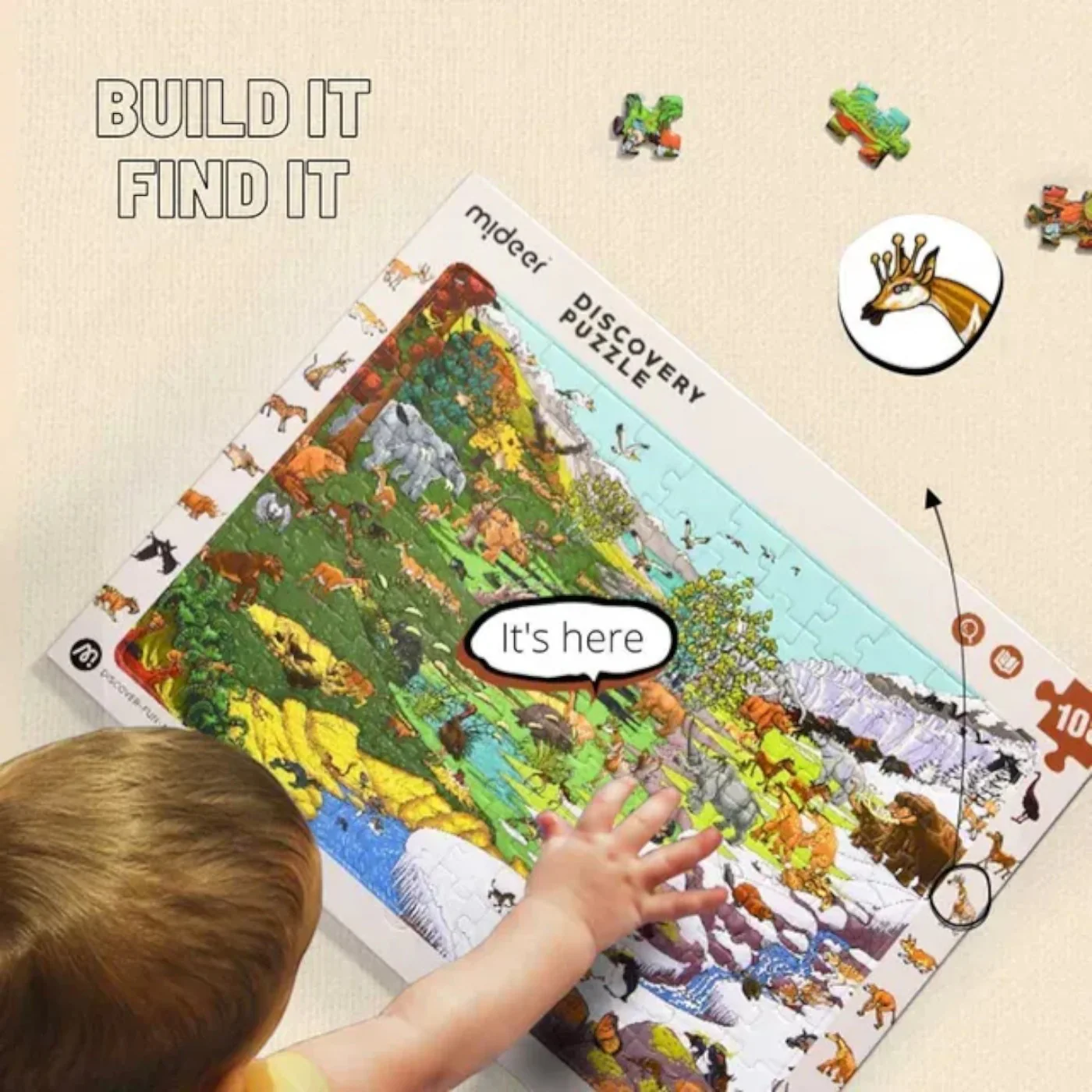 Mideer Discovery Puzzle Big World Small World 60P age 3+ - Image 7
