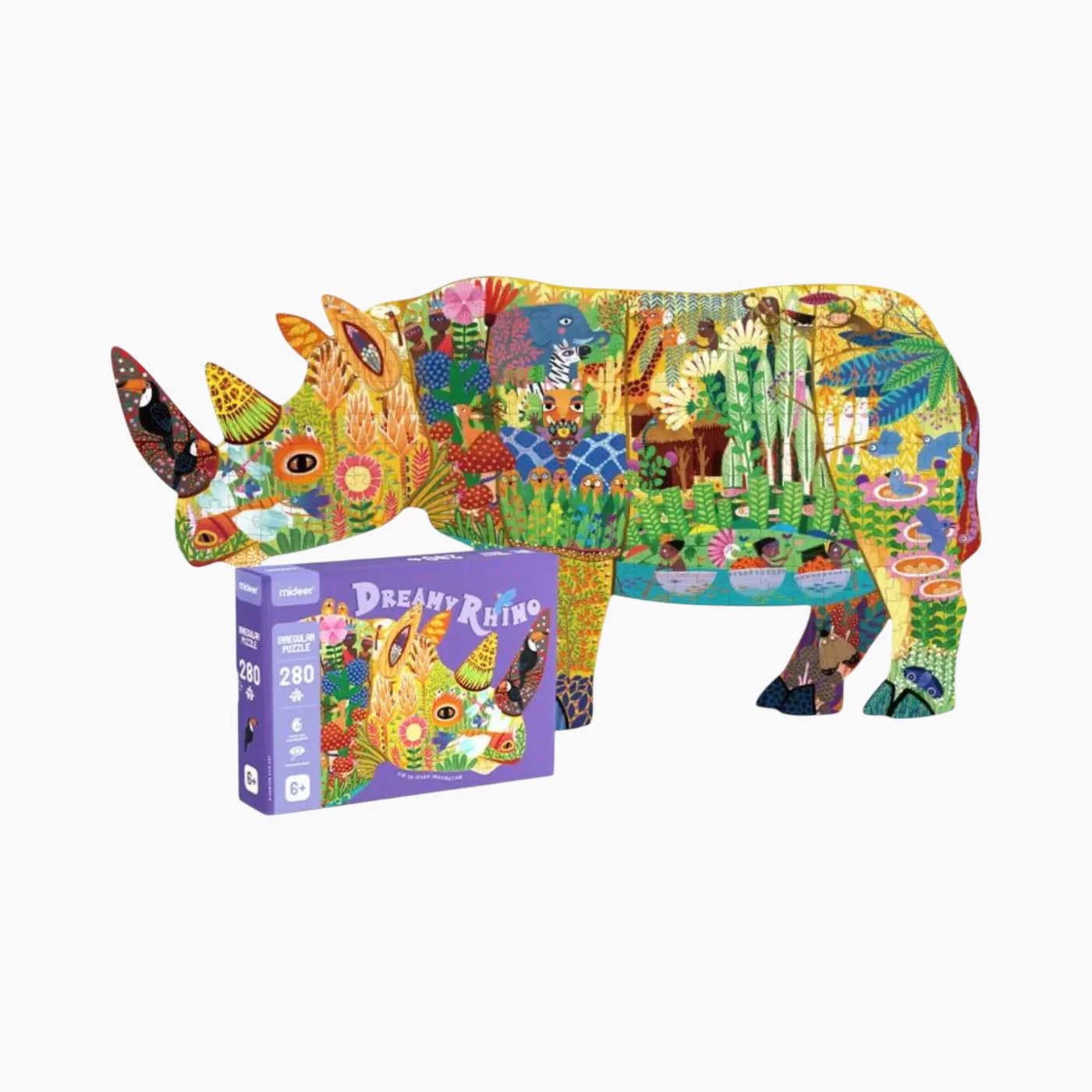 Mideer Dream Rhinoceros Puzzle - Image 2