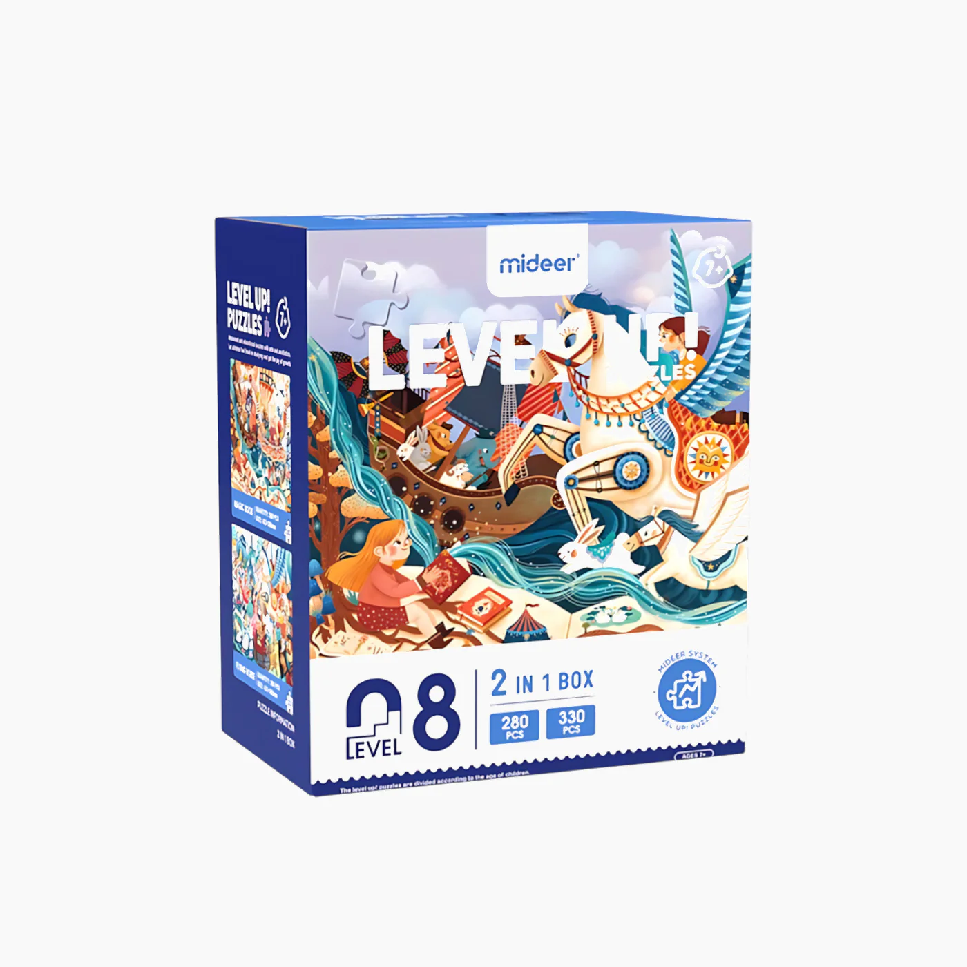 Mideer Level Up Puzzle 8 Magic Book and Fairy Tale Age: 6+