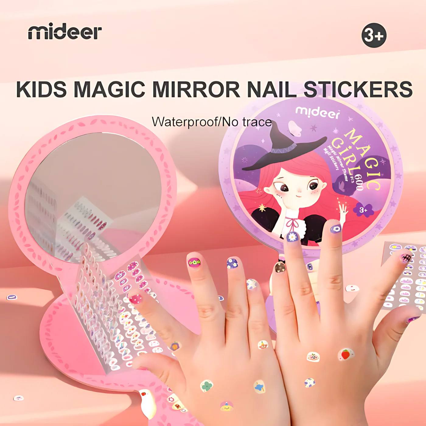 Mideer Magic Mirror Theme Nail Sticker Age 3+ - Image 4