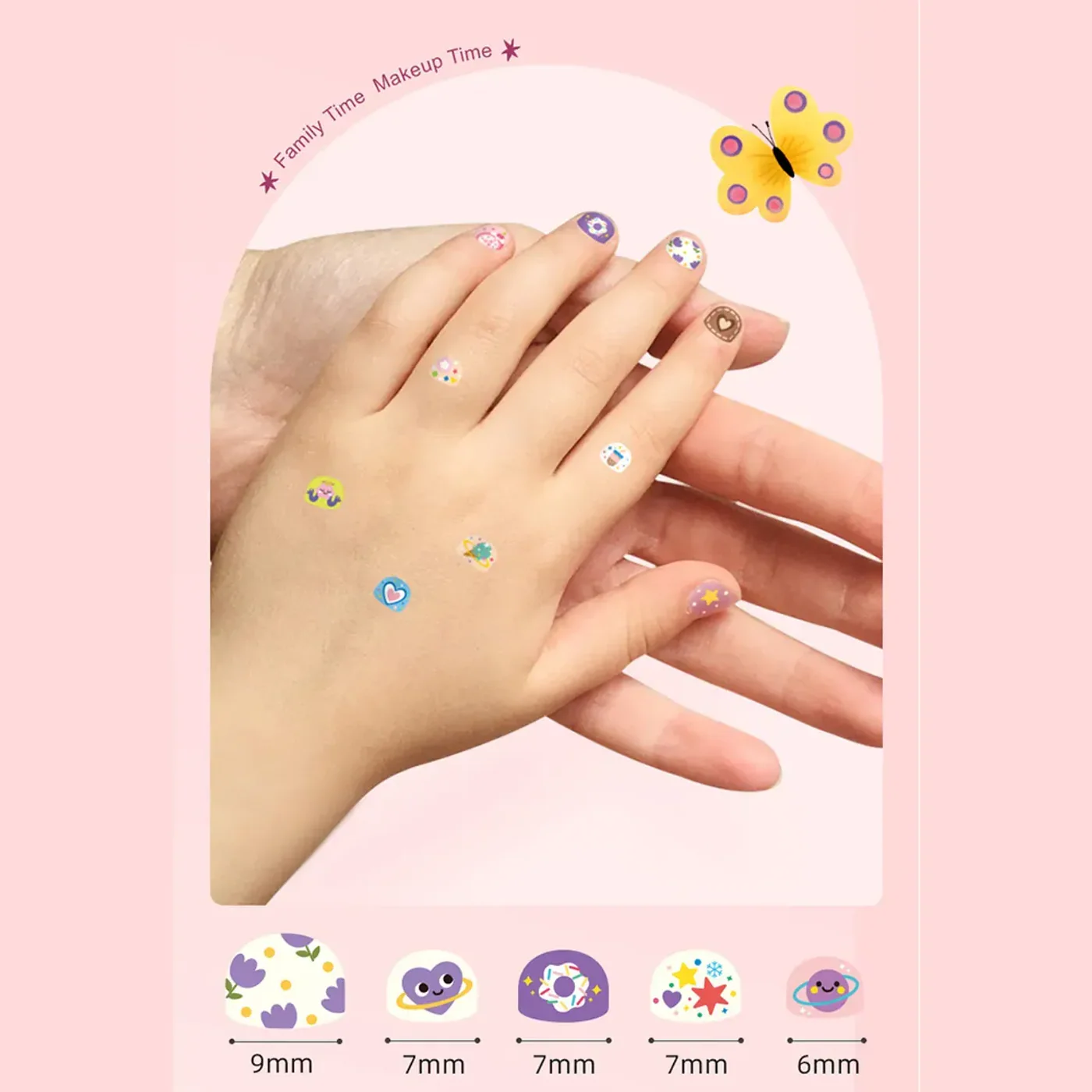 Mideer Magic Mirror Theme Nail Sticker Age 3+ - Image 9