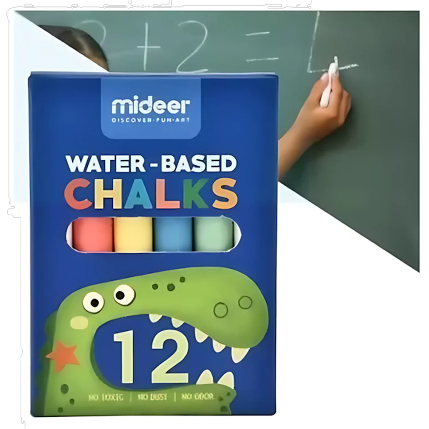 Mideer Multifunctional Palm Oil Chalk Dinosaur Age 4+ - Image 5